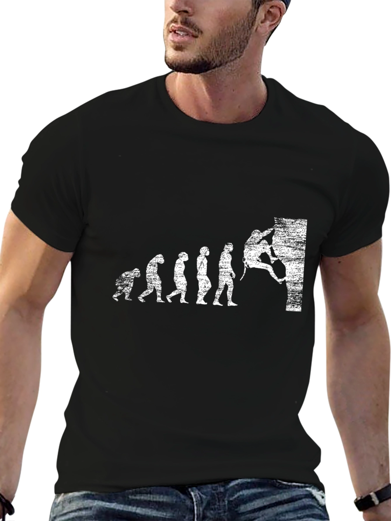 Climbing Evolution Black T-Shirt