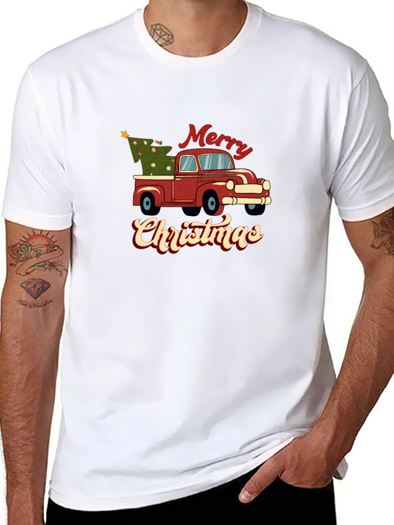 Merry Christmas Truck T-Shirt
