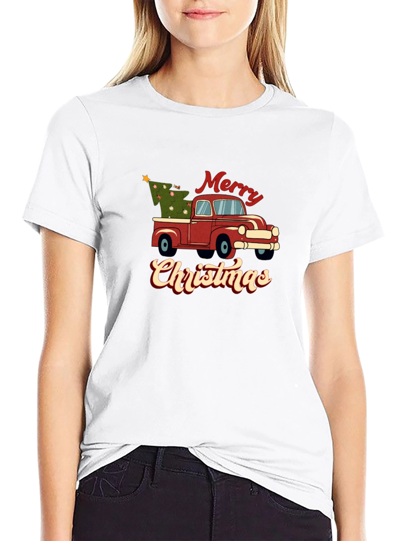 Merry Christmas Truck T-Shirt