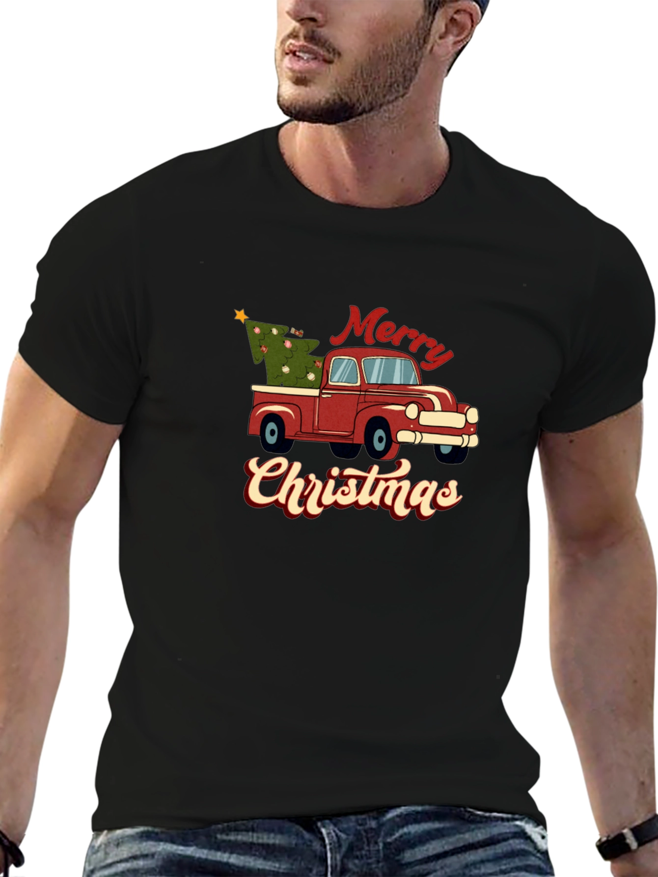 Merry Christmas Truck T-Shirt