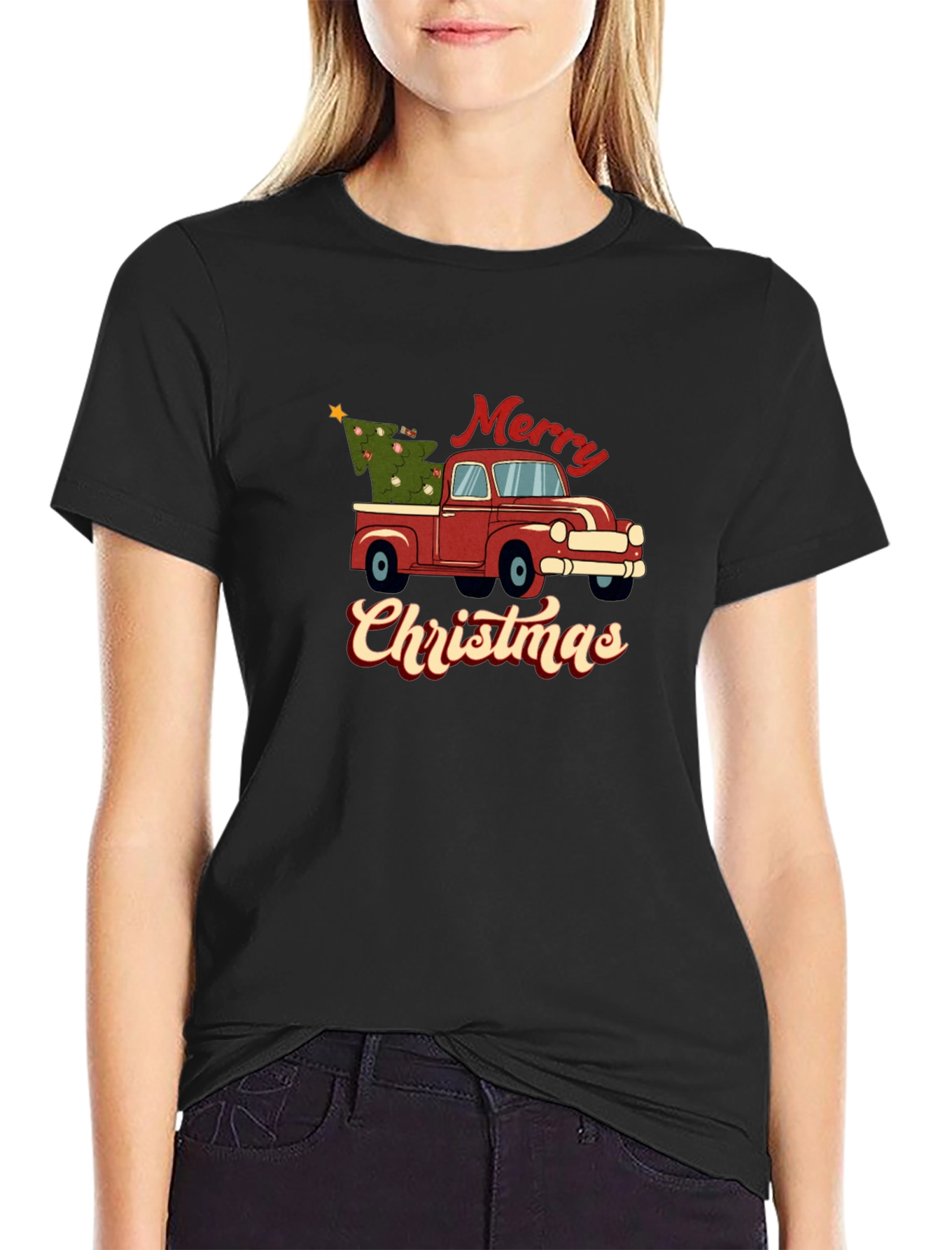 Merry Christmas Truck T-Shirt