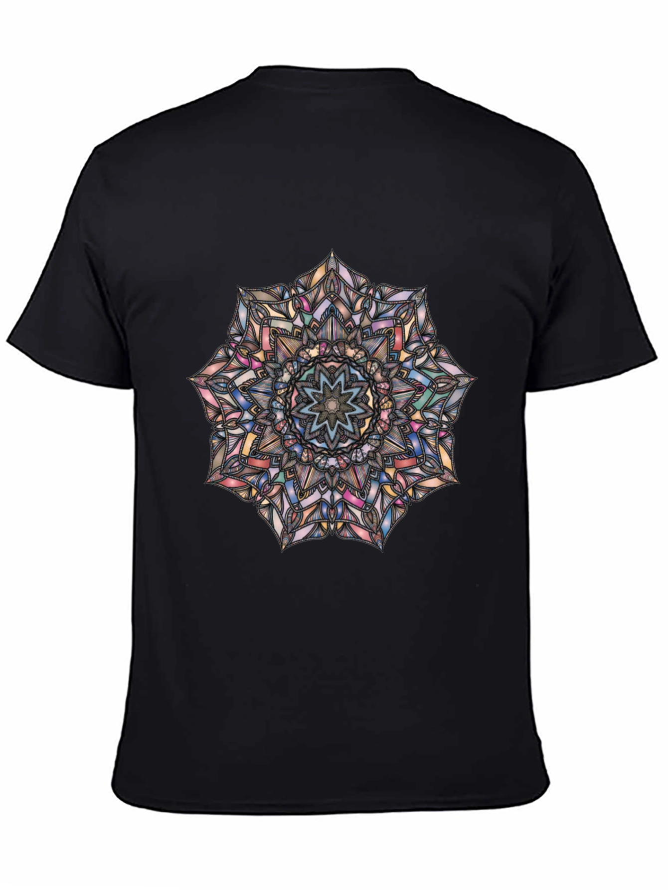 Mandala Art T-Shirt - Black Graphic Tee