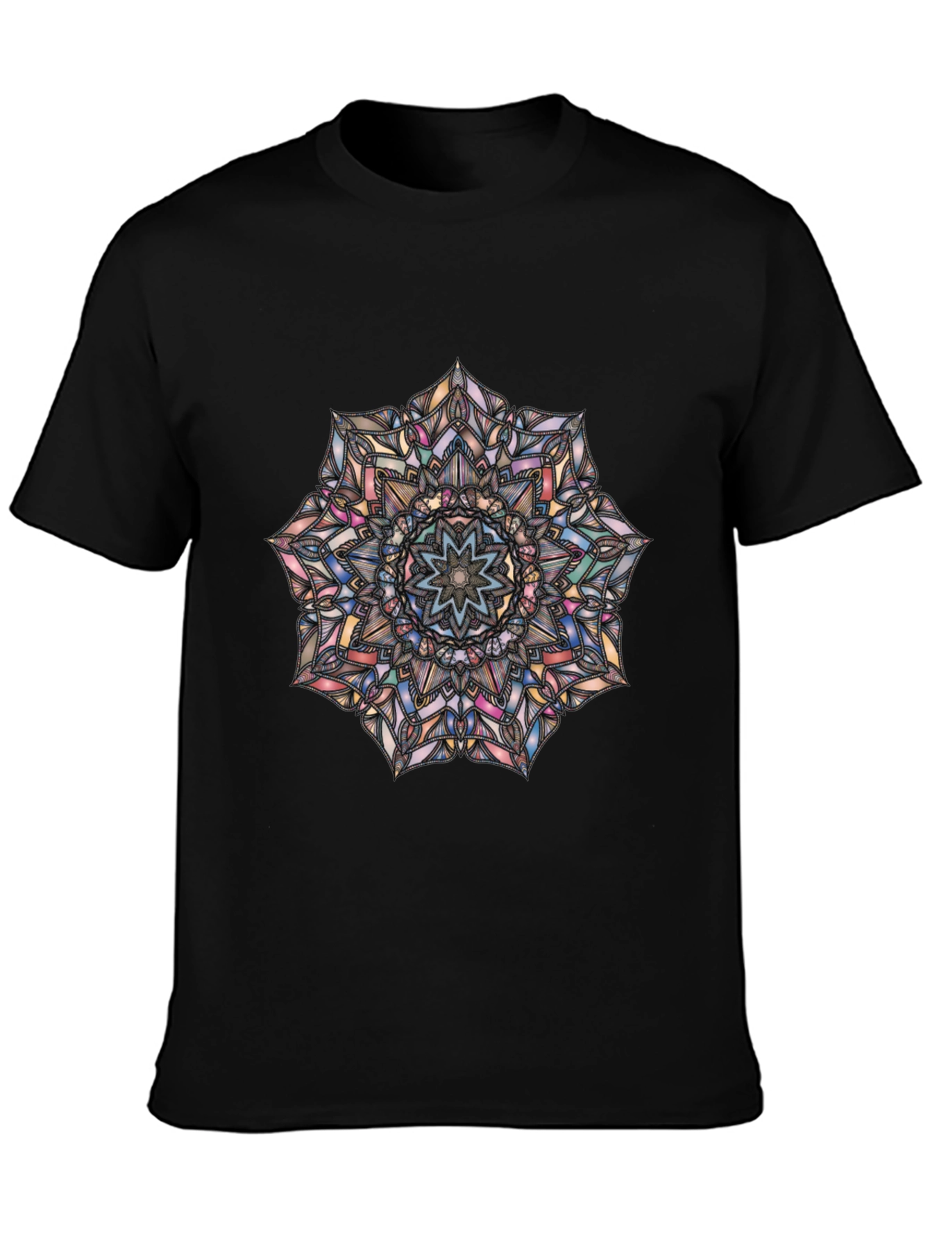 Mandala Art T-Shirt - Black Graphic Tee