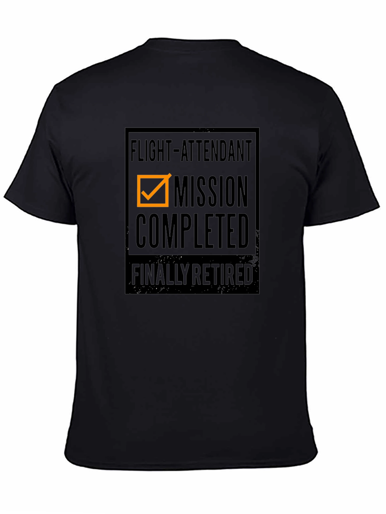 Flight Attendant Retired Mission Complete T-Shirt