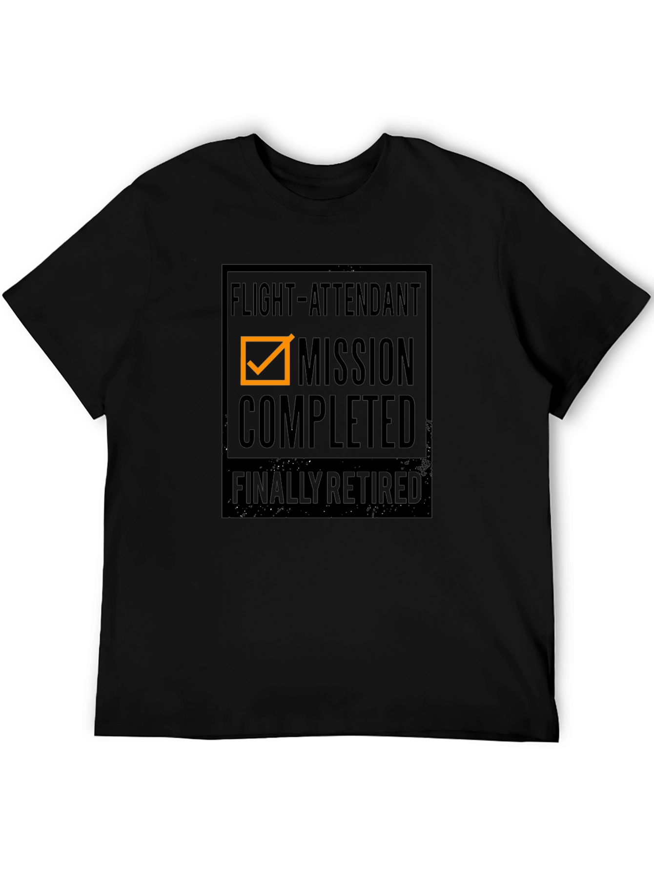 Flight Attendant Retired Mission Complete T-Shirt
