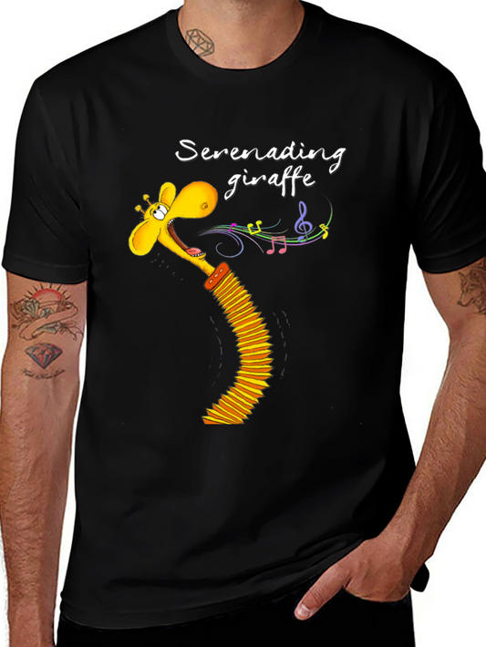 Serenading Giraffe Graphic Tee