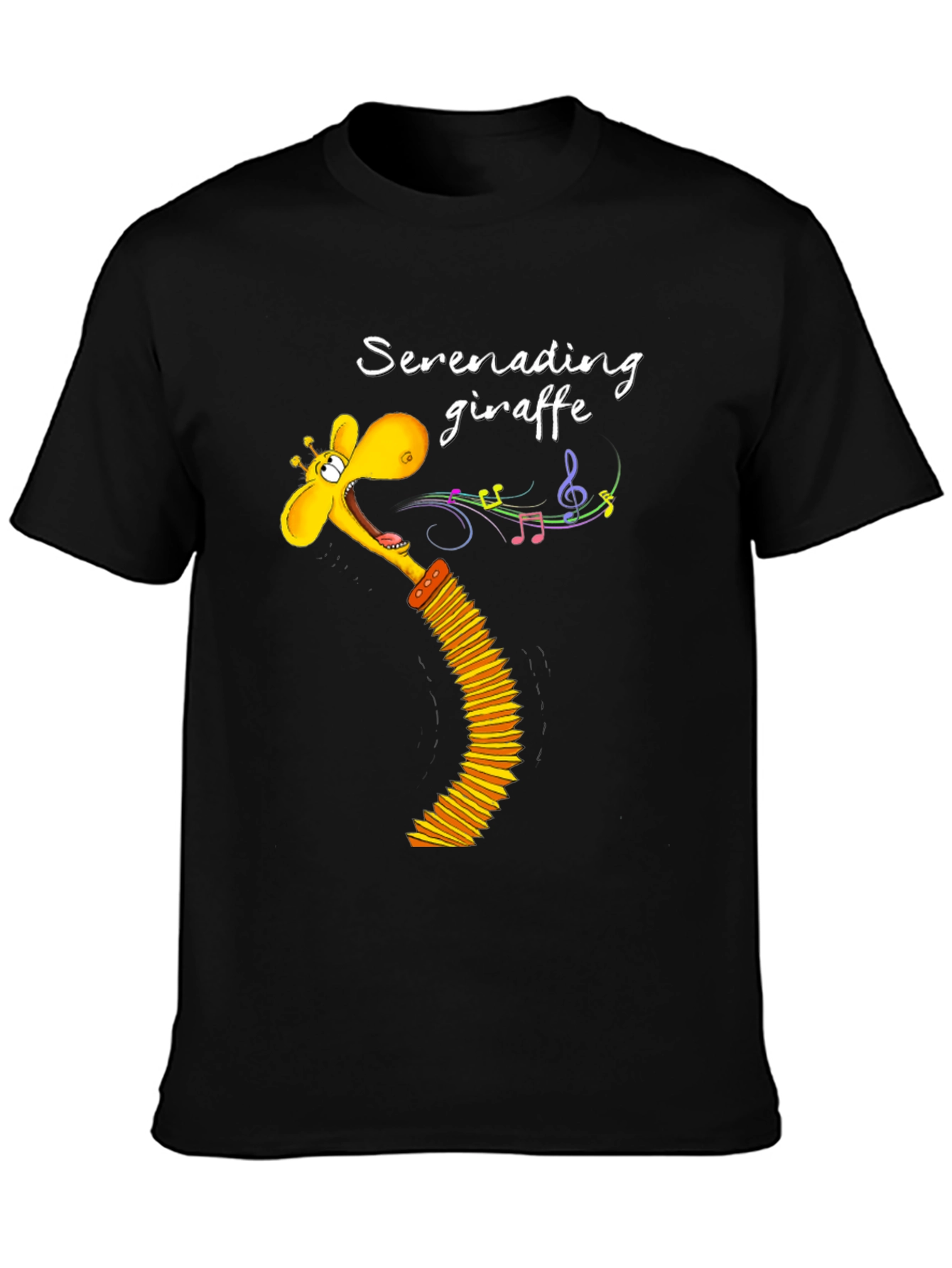 Serenading Giraffe Graphic Tee