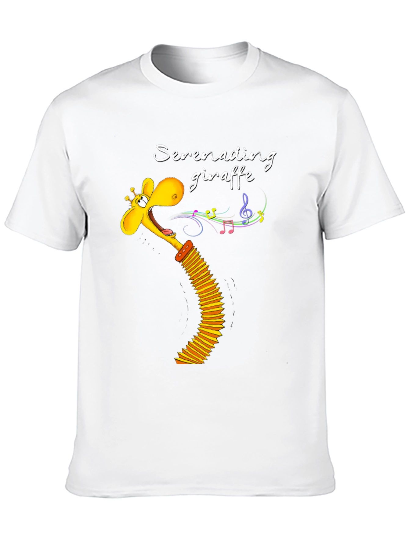 Serenading Giraffe Graphic Tee