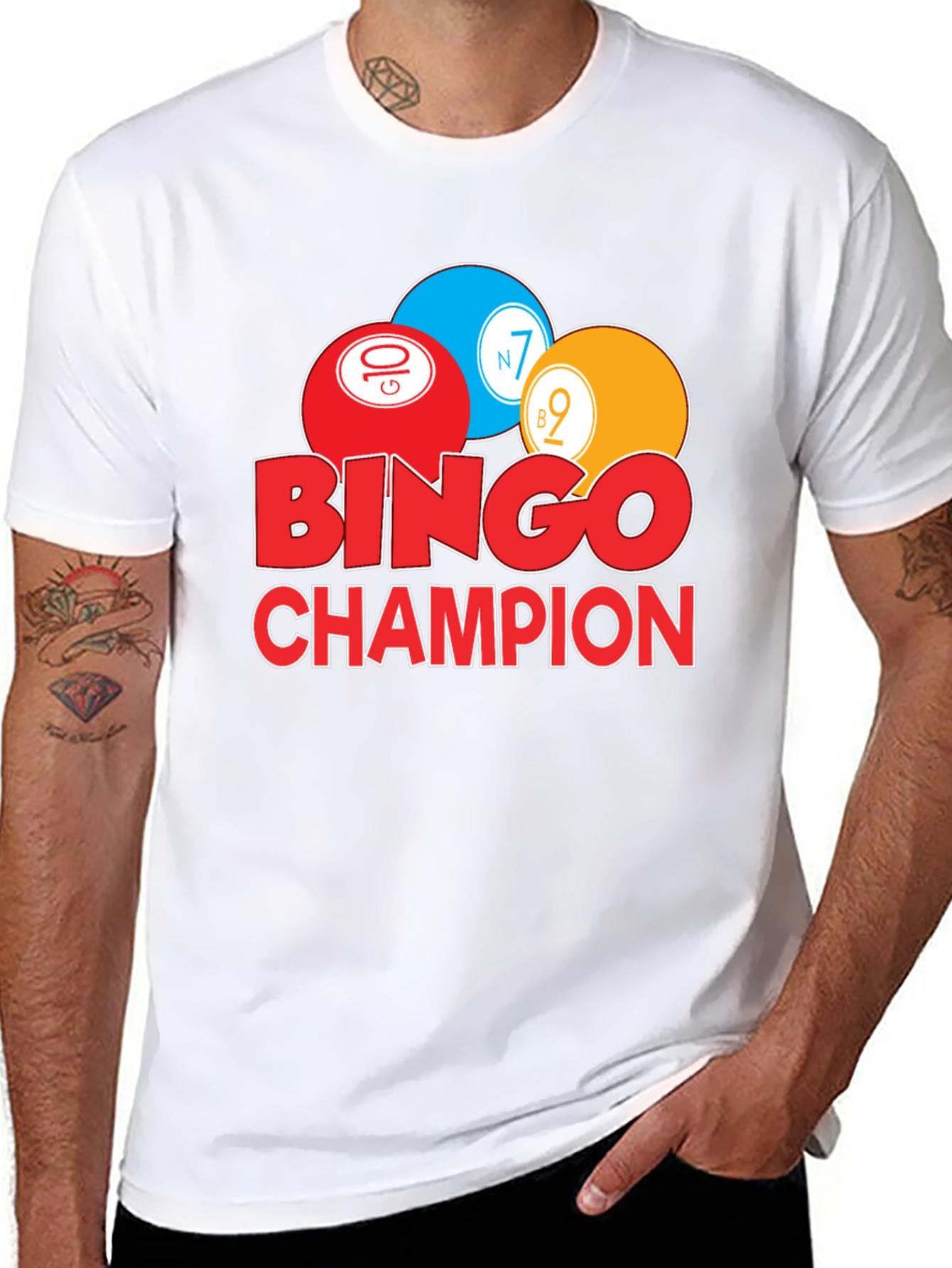 Bingo Champion Graphic T-Shirt
