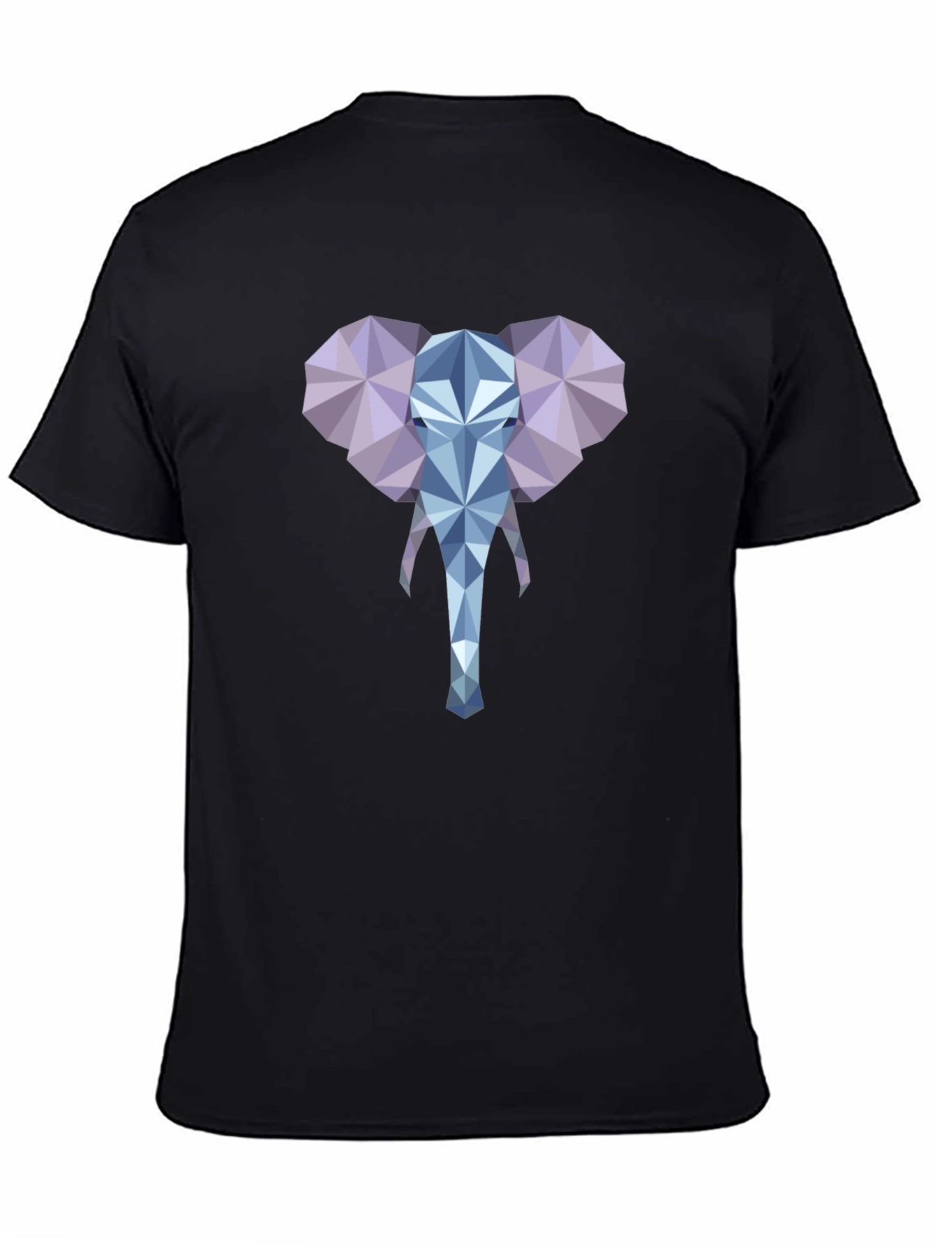 Geometric Elephant Tee - Modern Style