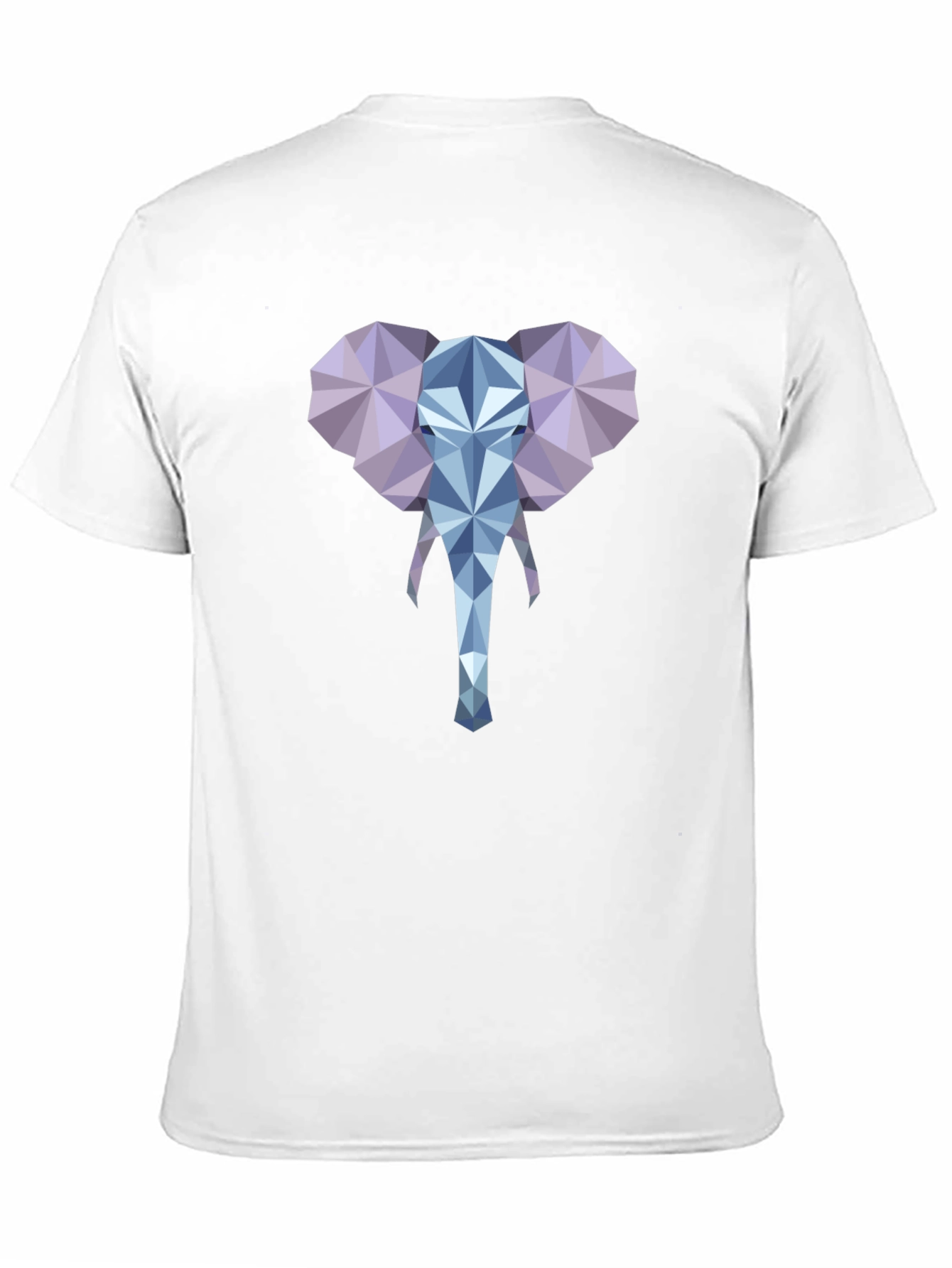 Geometric Elephant Tee - Modern Style
