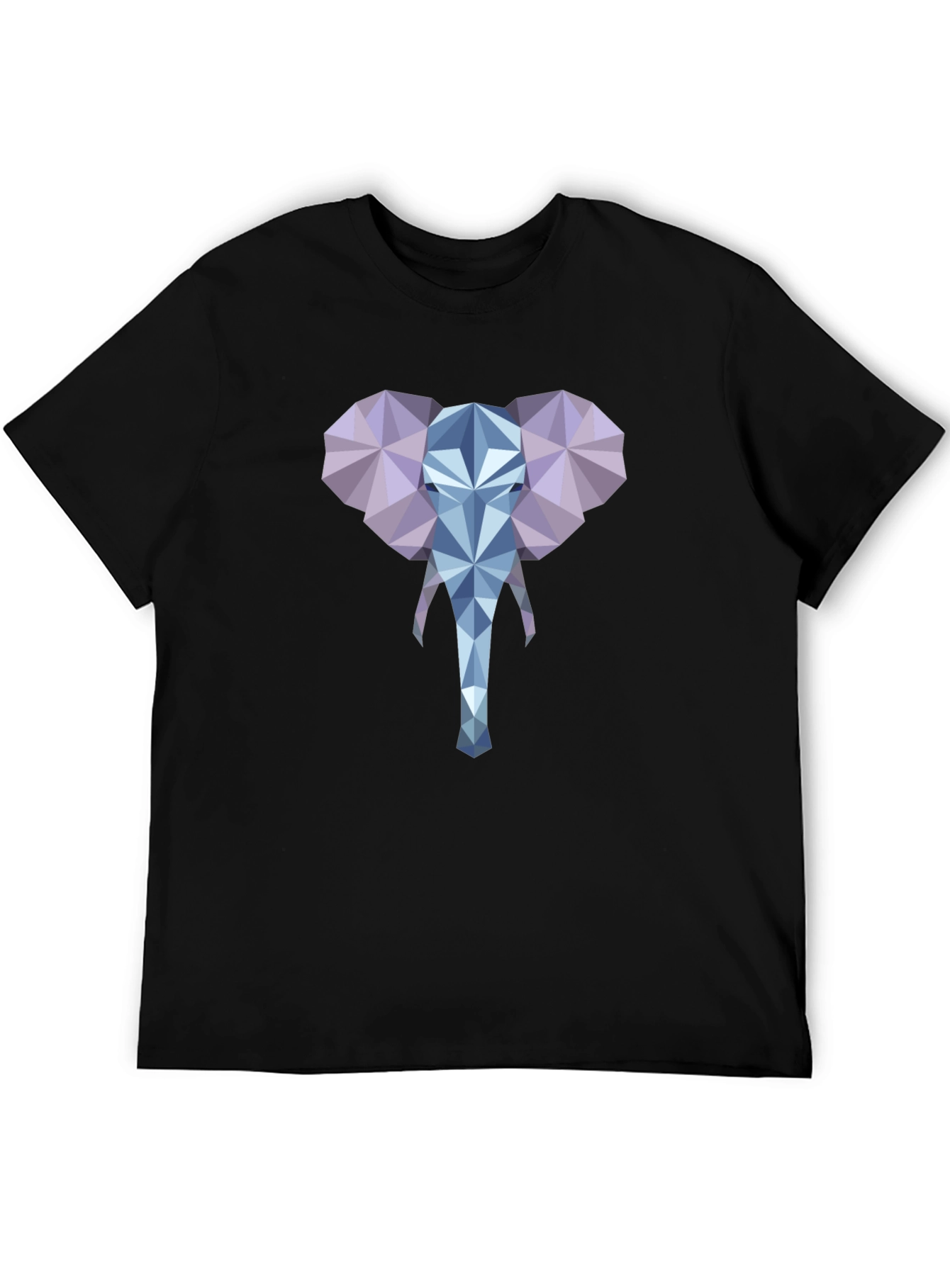 Geometric Elephant Tee - Modern Style