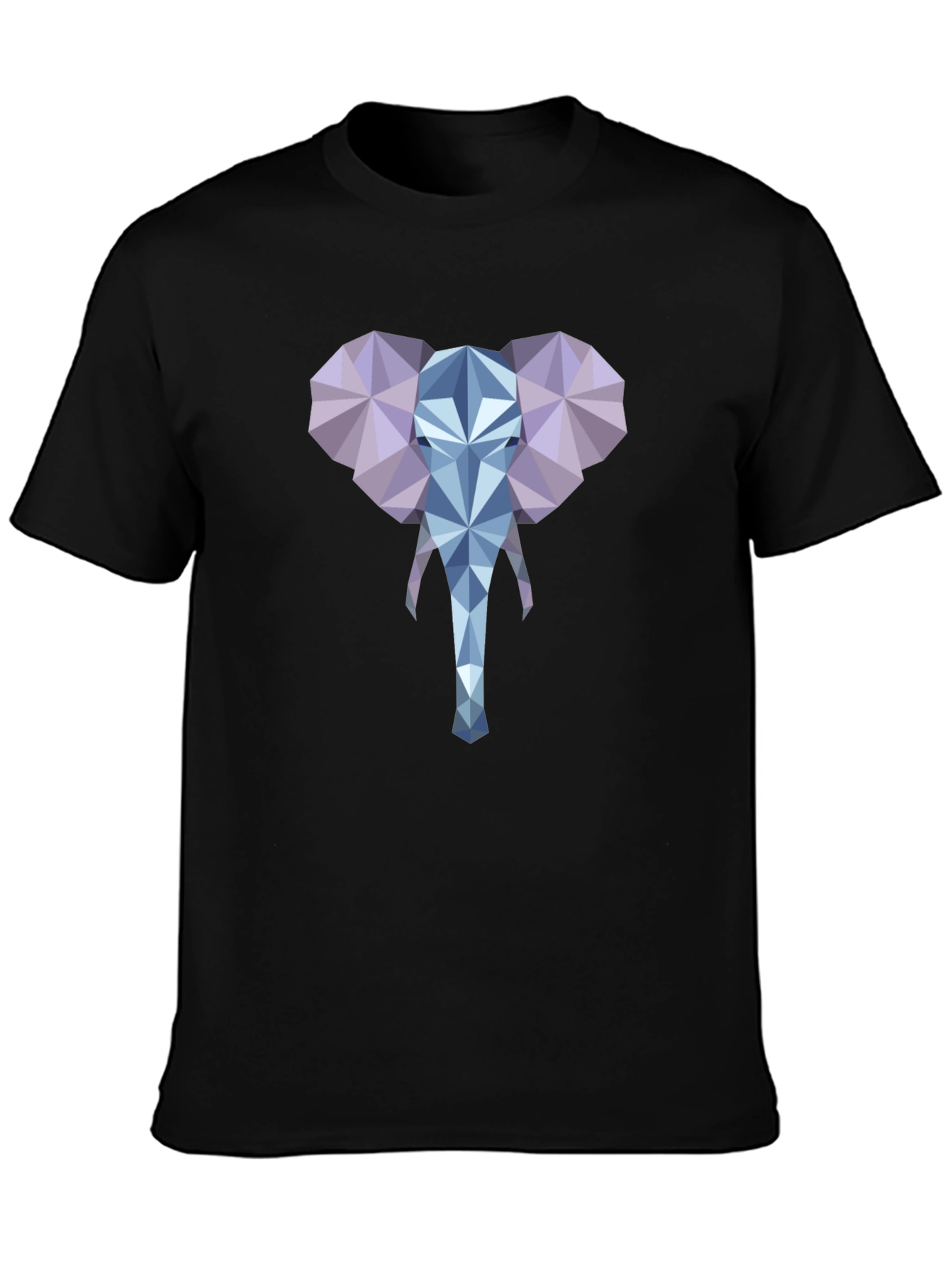 Geometric Elephant Tee - Modern Style
