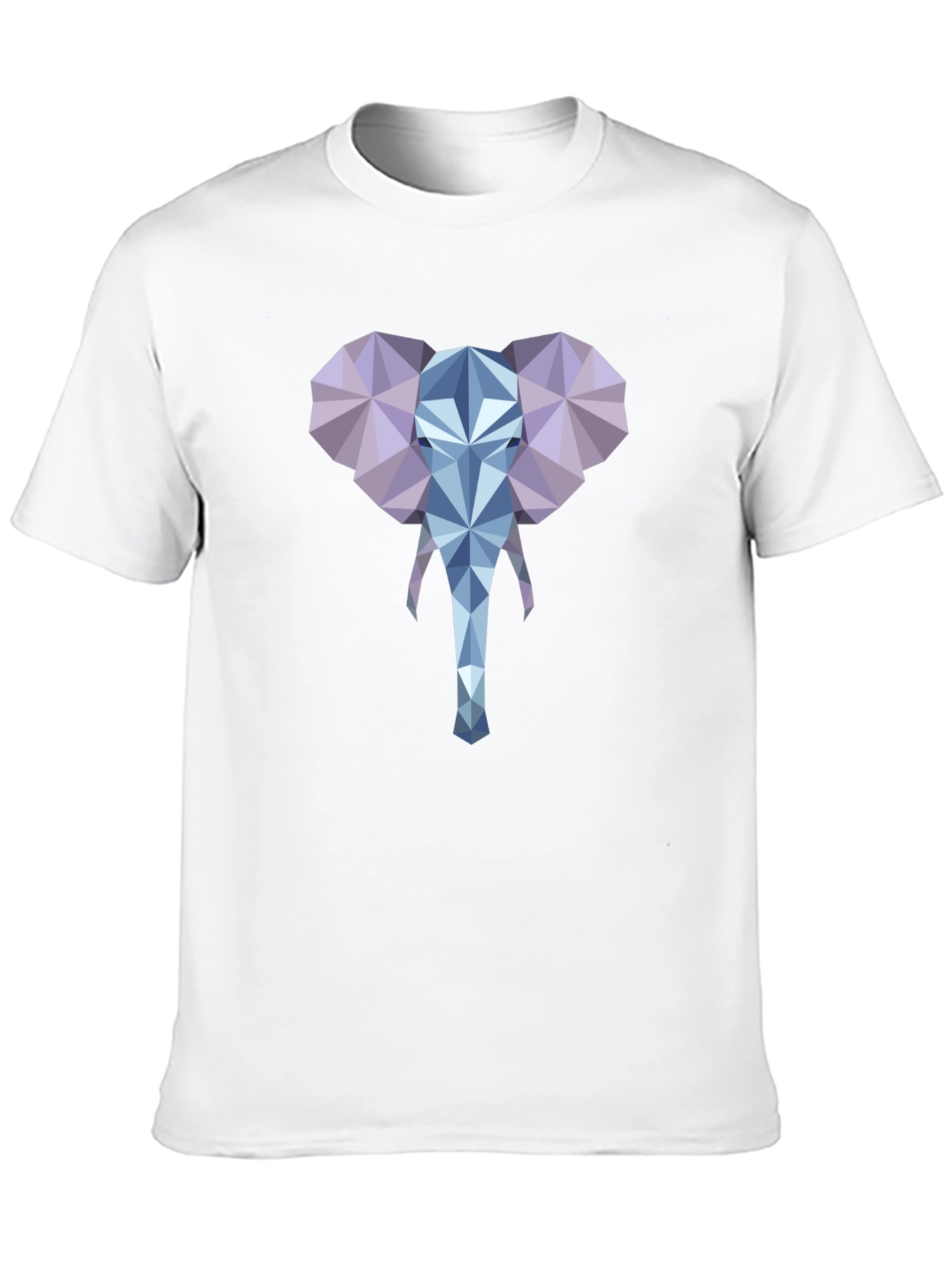Geometric Elephant Tee - Modern Style