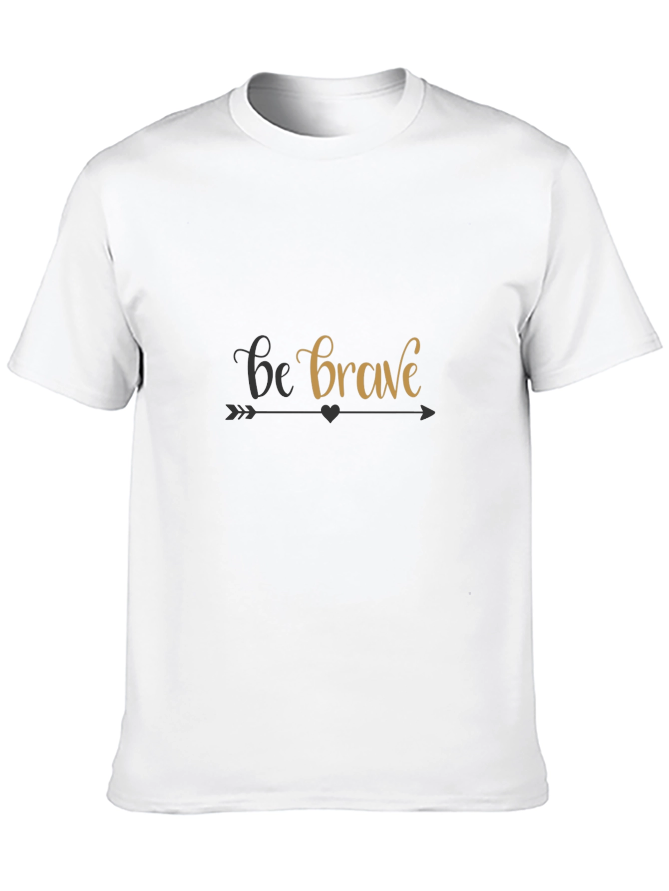Be Brave Graphic Tee - Stylish Black T-Shirt