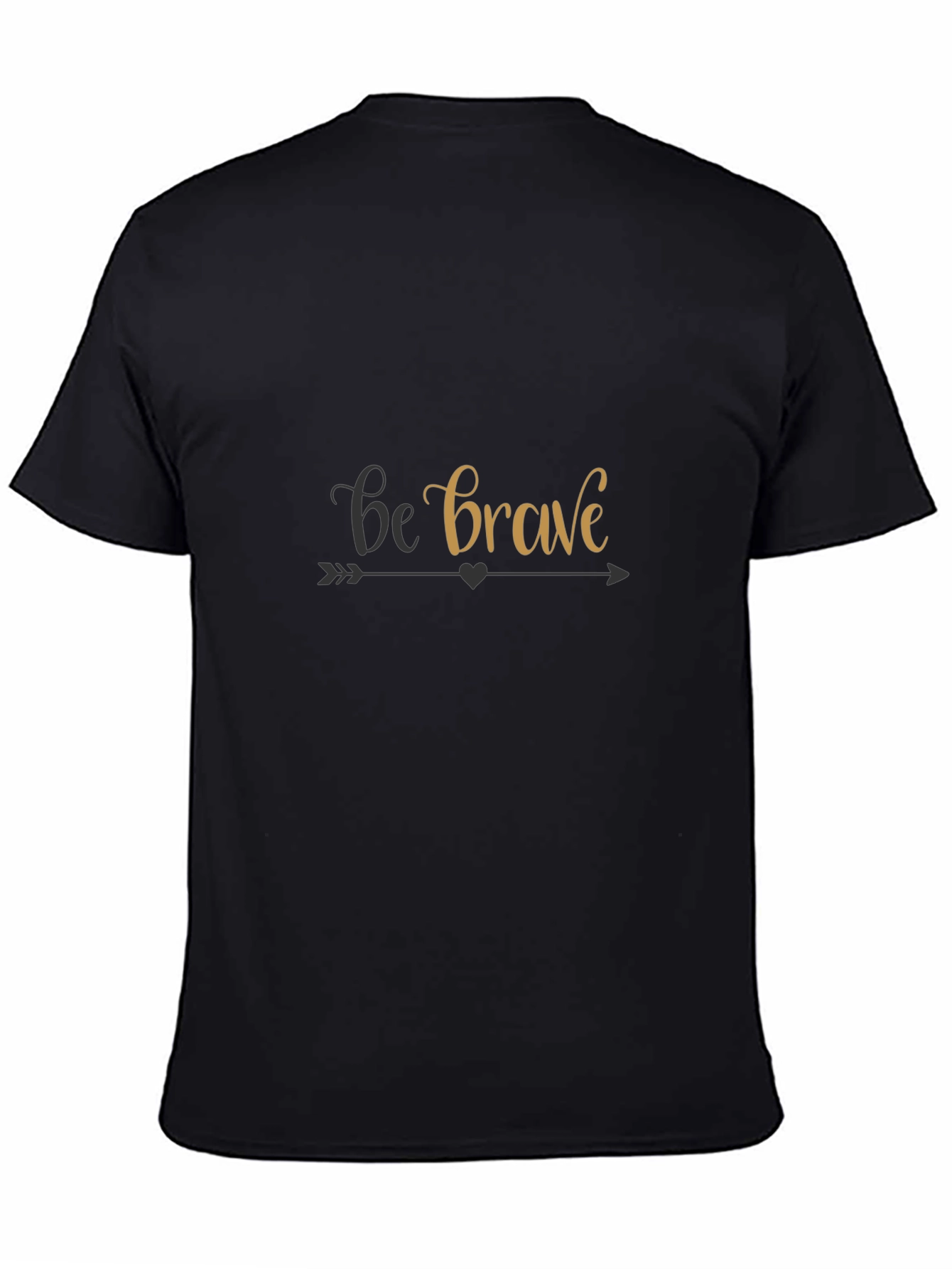 Be Brave Graphic Tee - Stylish Black T-Shirt