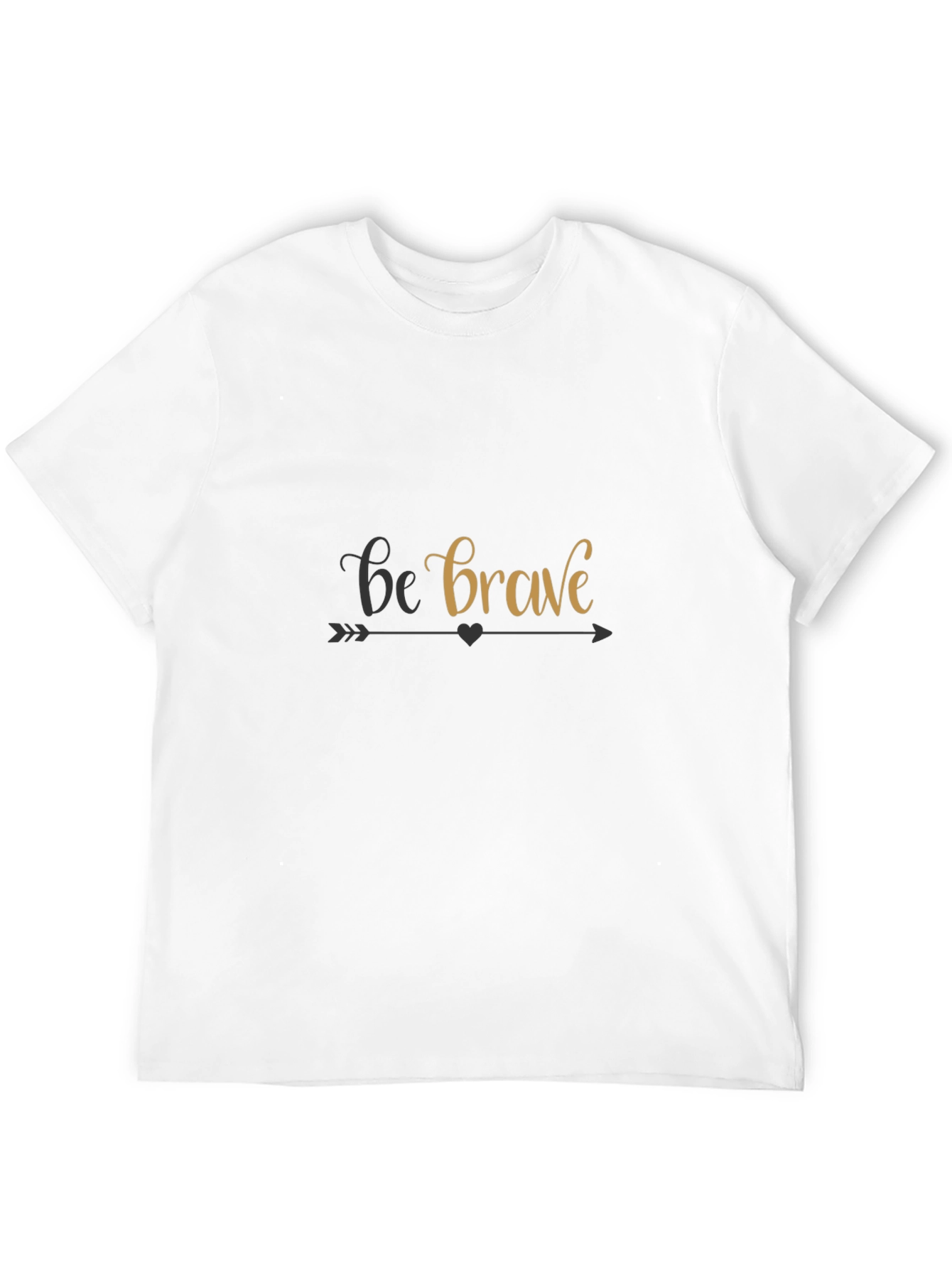 Be Brave Graphic Tee - Stylish Black T-Shirt