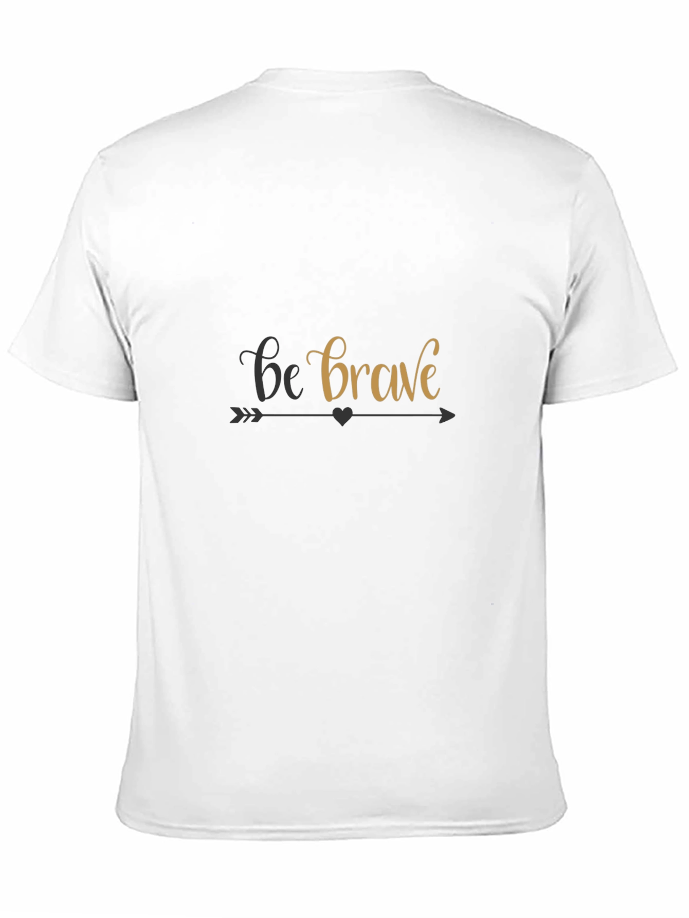 Be Brave Graphic Tee - Stylish Black T-Shirt