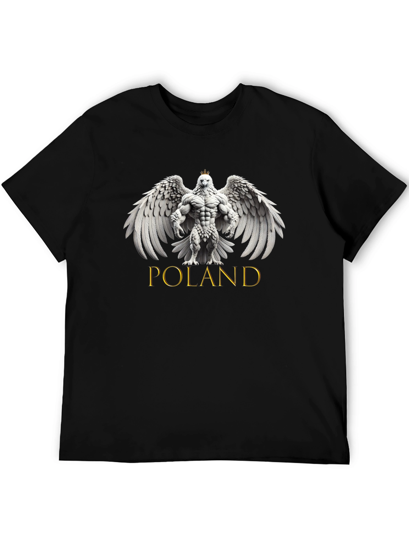 Poland Eagle T-Shirt - Mens Black Graphic Tee