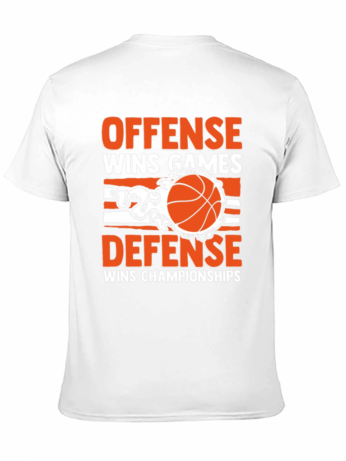 Offense Defense Basketball Graphic T-Shirt
