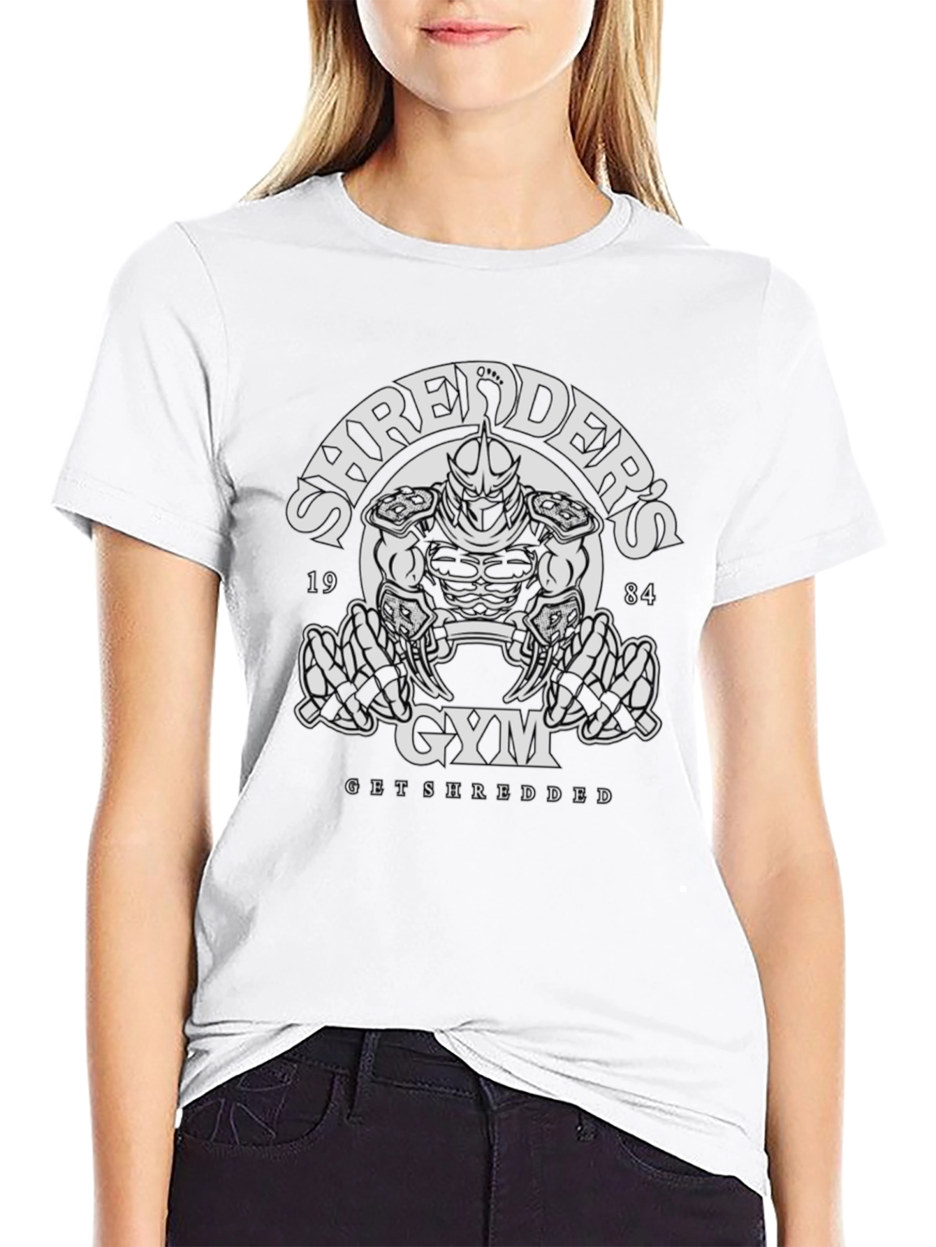 Shredders Gym Black T-Shirt | Get Shredded Tee