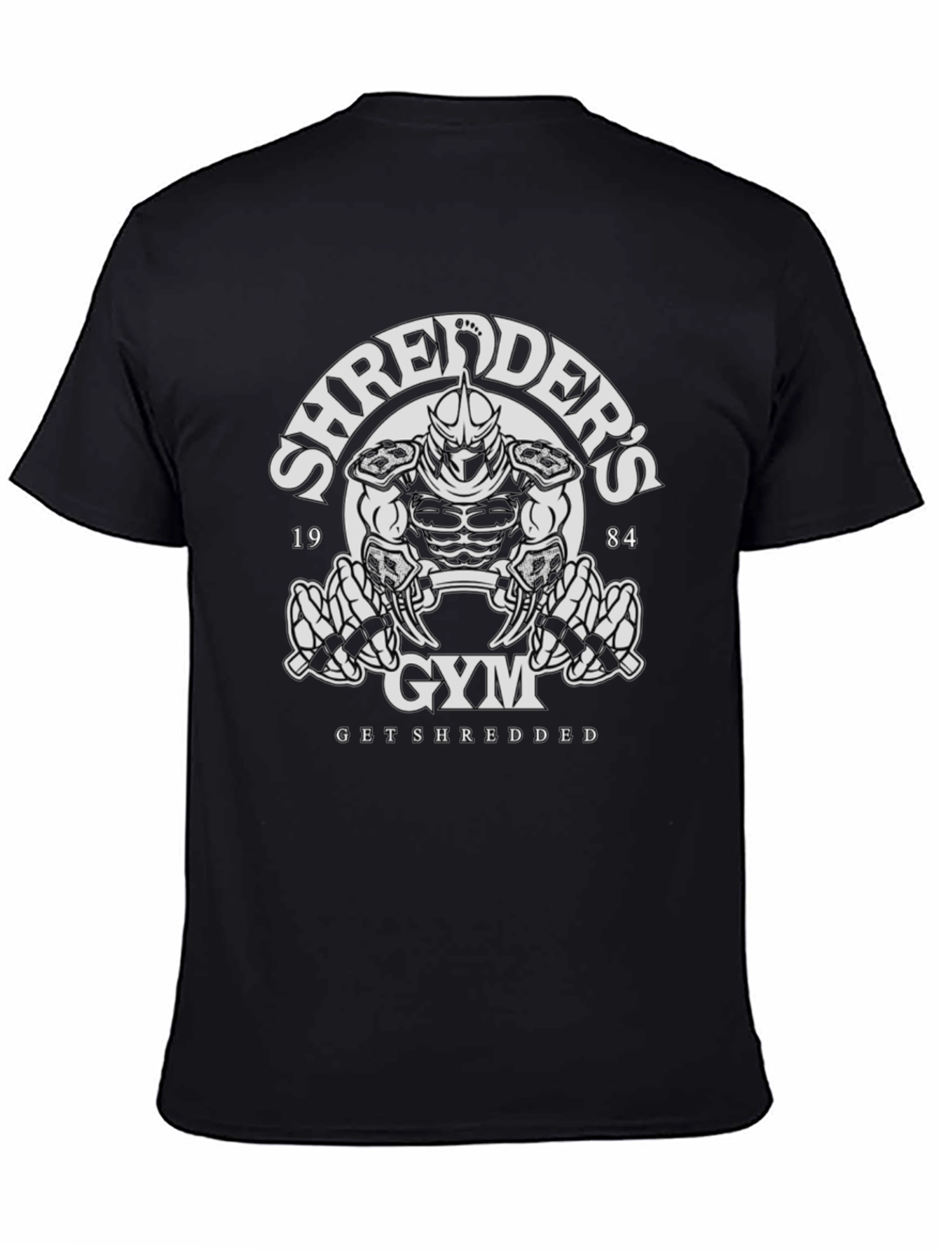 Shredders Gym Black T-Shirt | Get Shredded Tee