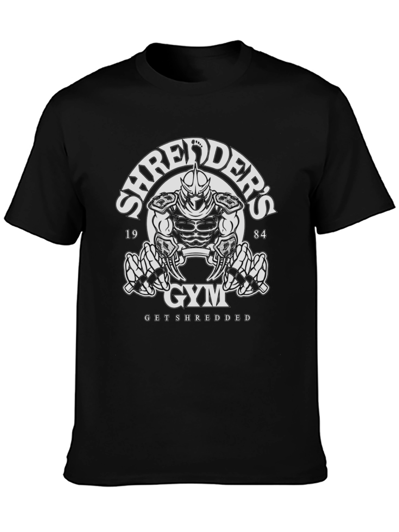 Shredders Gym Black T-Shirt | Get Shredded Tee