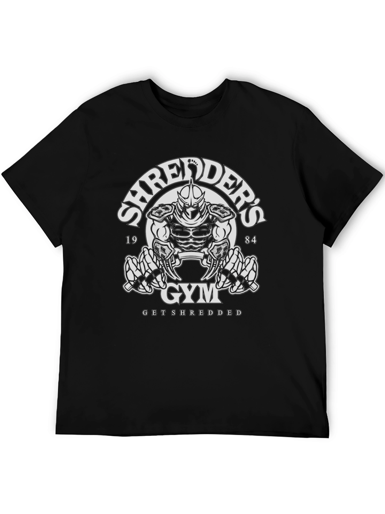 Shredders Gym Black T-Shirt | Get Shredded Tee