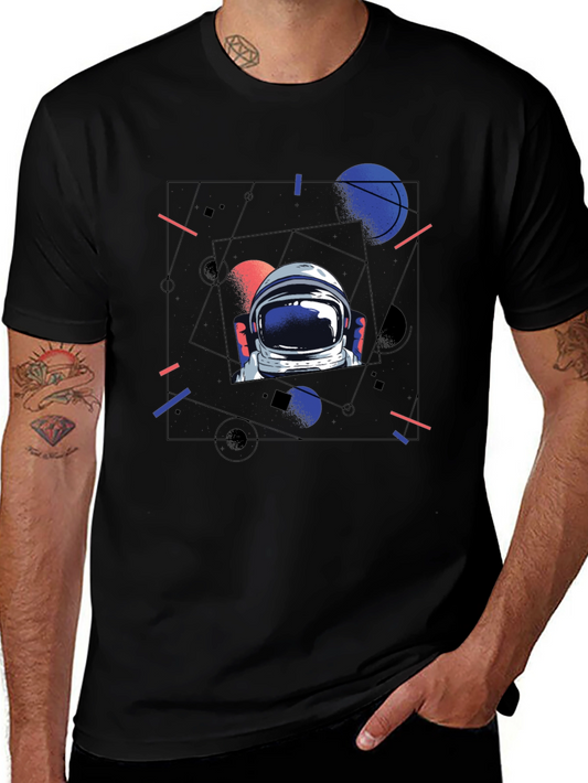 Astronaut Graphic T-Shirt - Space Explorer Design
