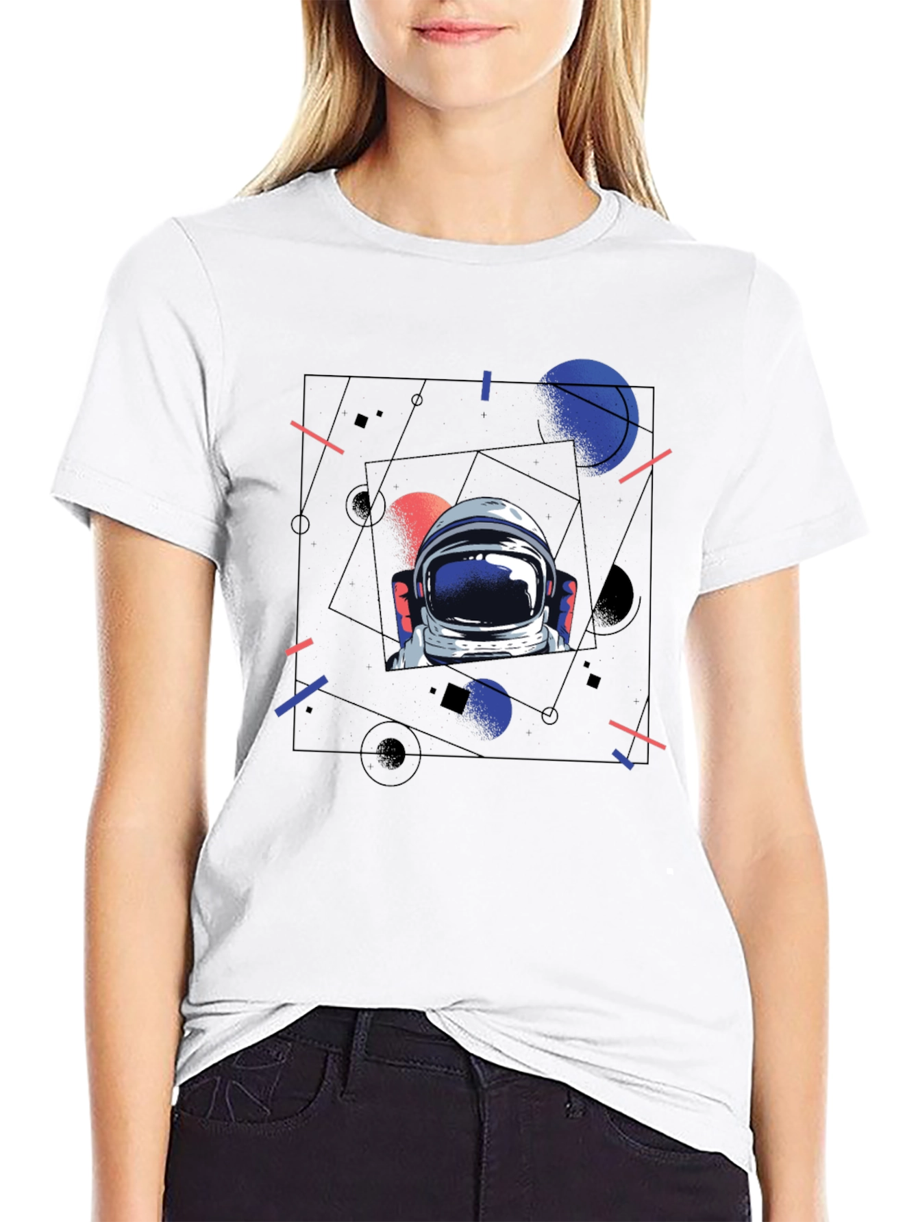 Astronaut Graphic T-Shirt - Space Explorer Design