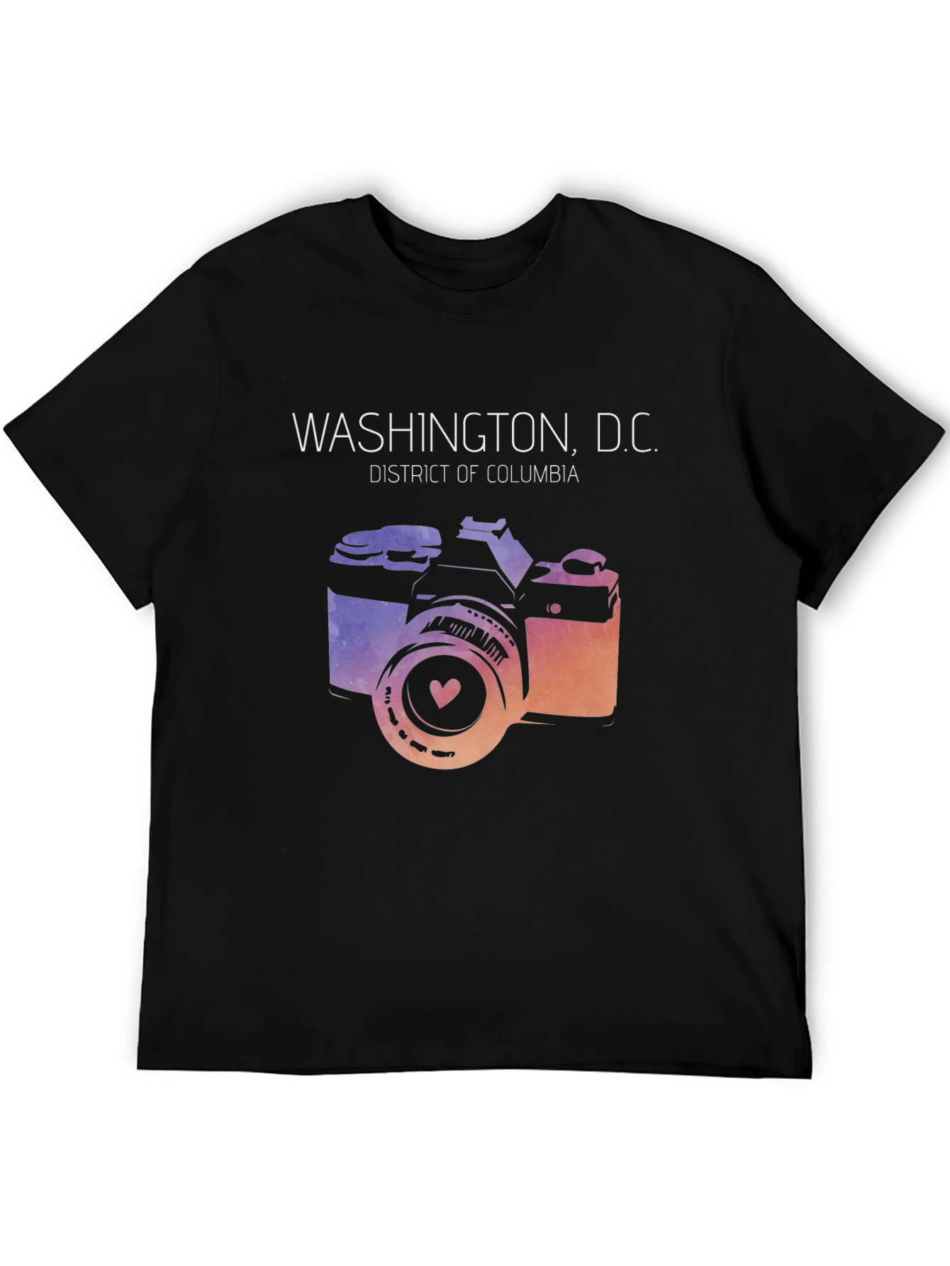Washington D.C. Camera Graphic T-Shirt
