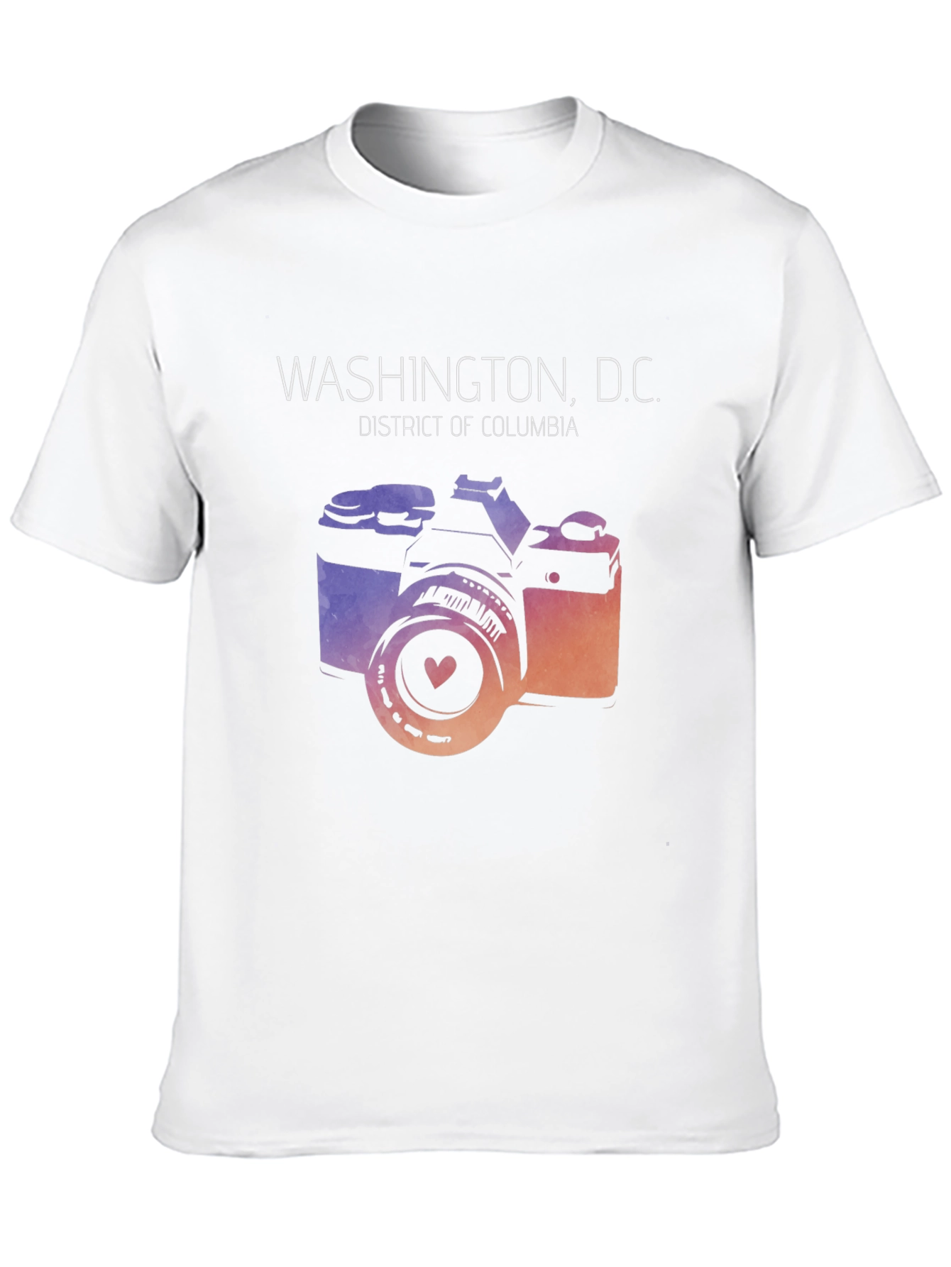 Washington D.C. Camera Graphic T-Shirt