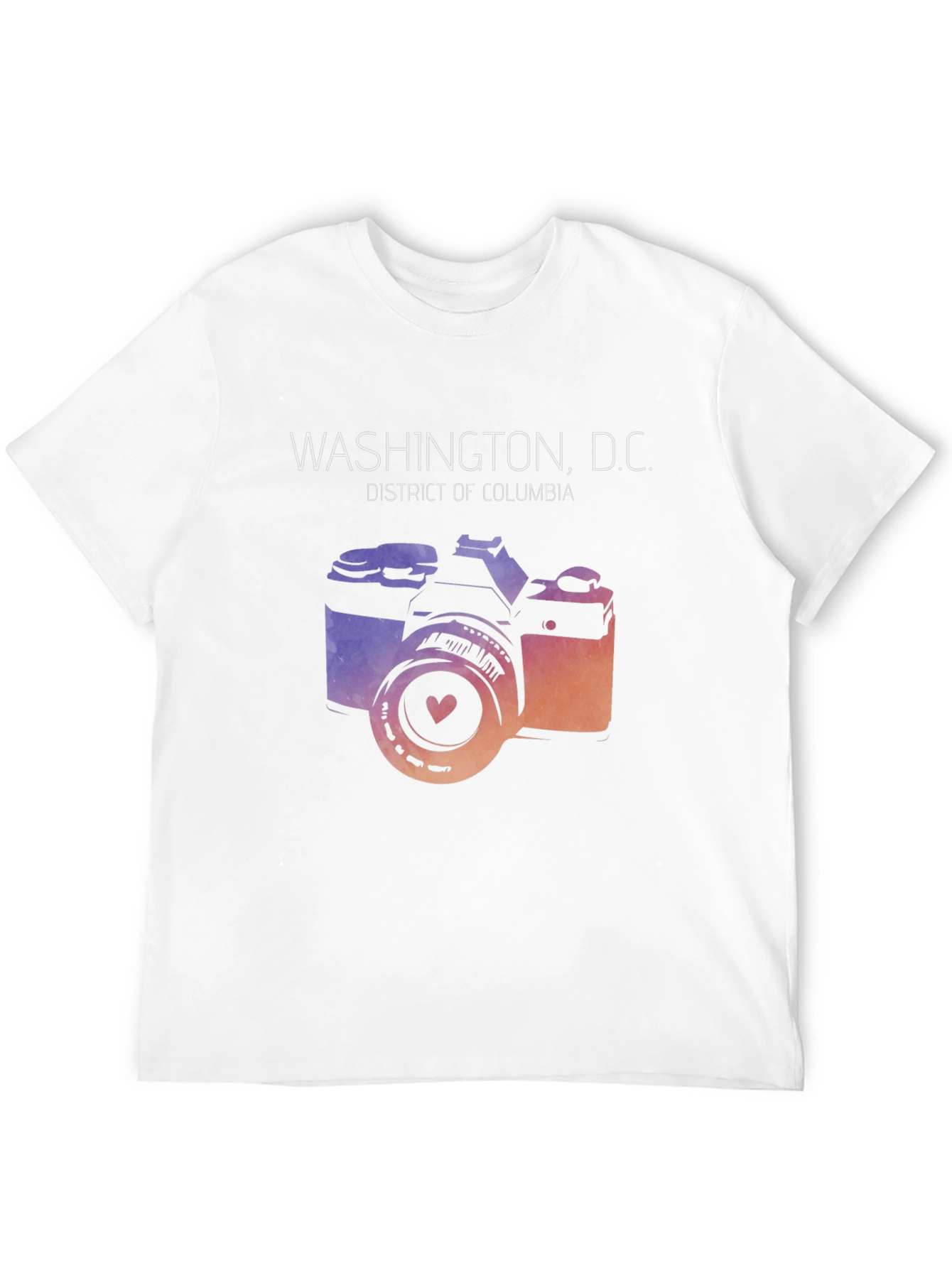 Washington D.C. Camera Graphic T-Shirt