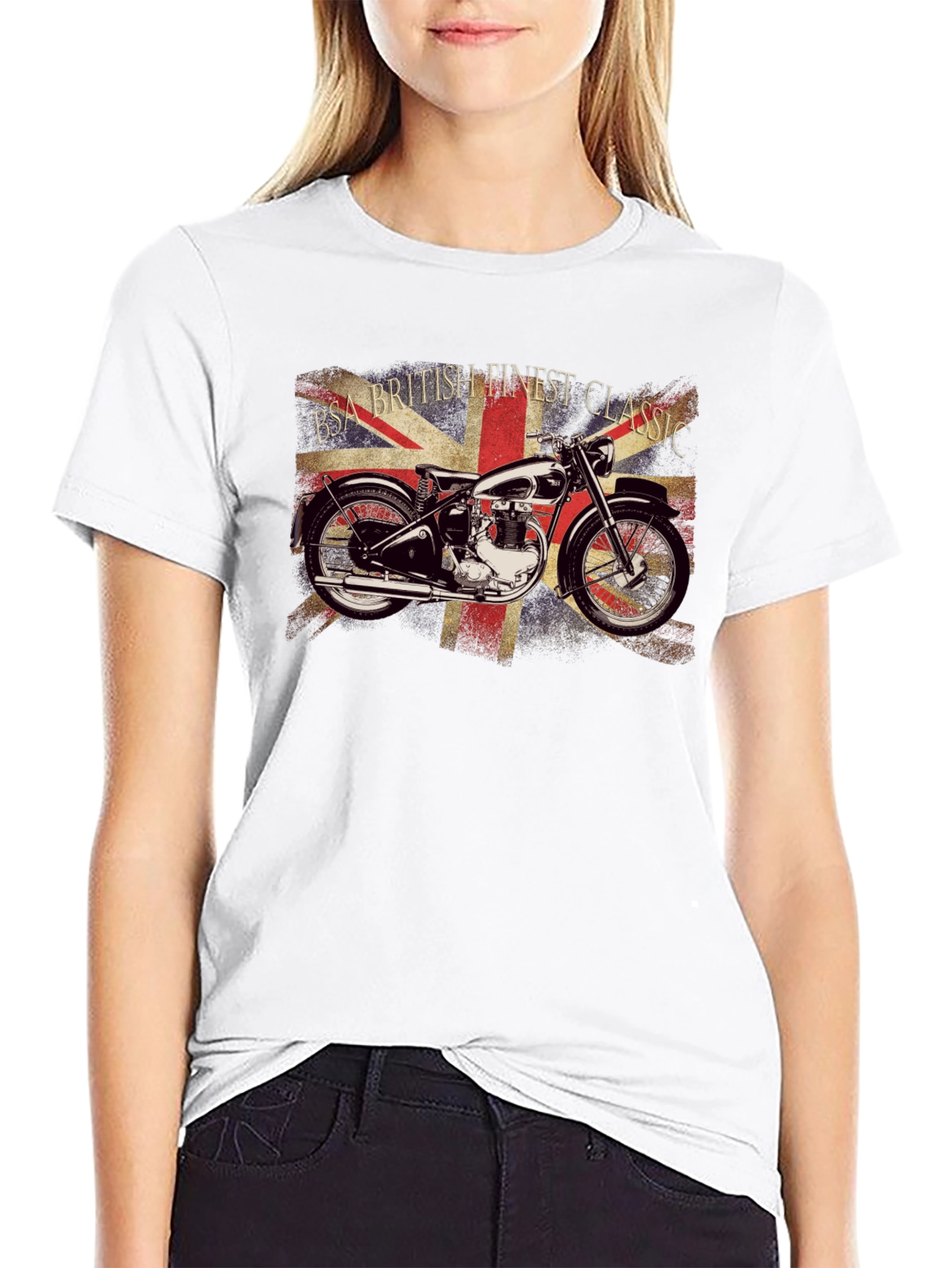 BSA British Finest Classic Motorcycle T-Shirt