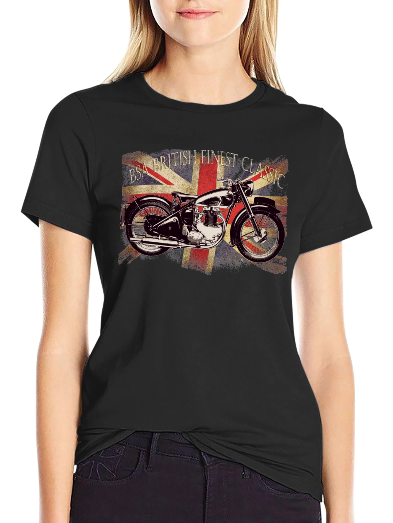 BSA British Finest Classic Motorcycle T-Shirt