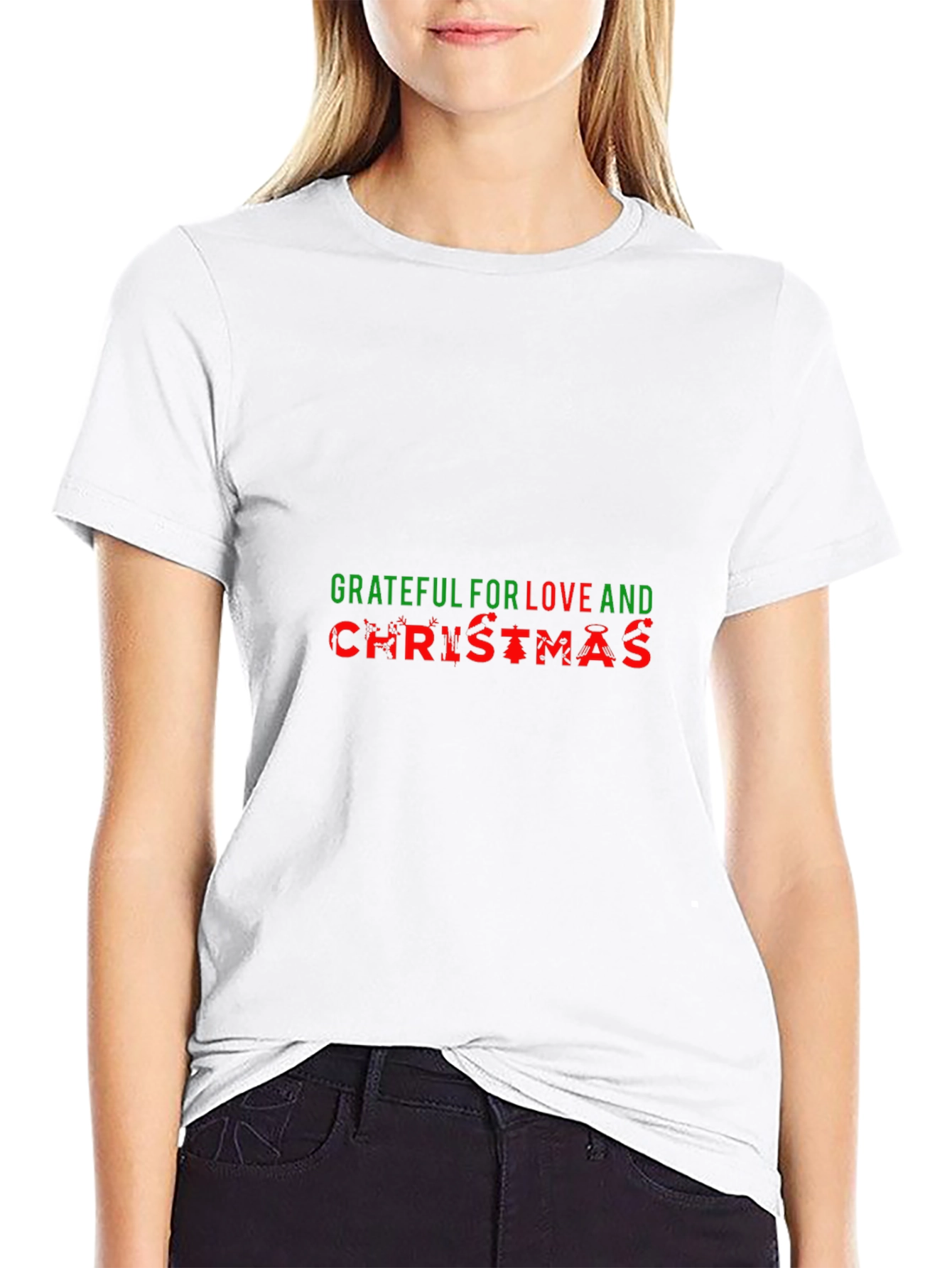 Grateful for Love and Christmas T-Shirt