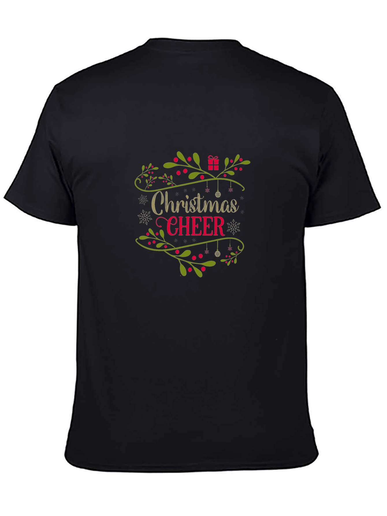 Christmas Cheer Holiday Graphic T-Shirt