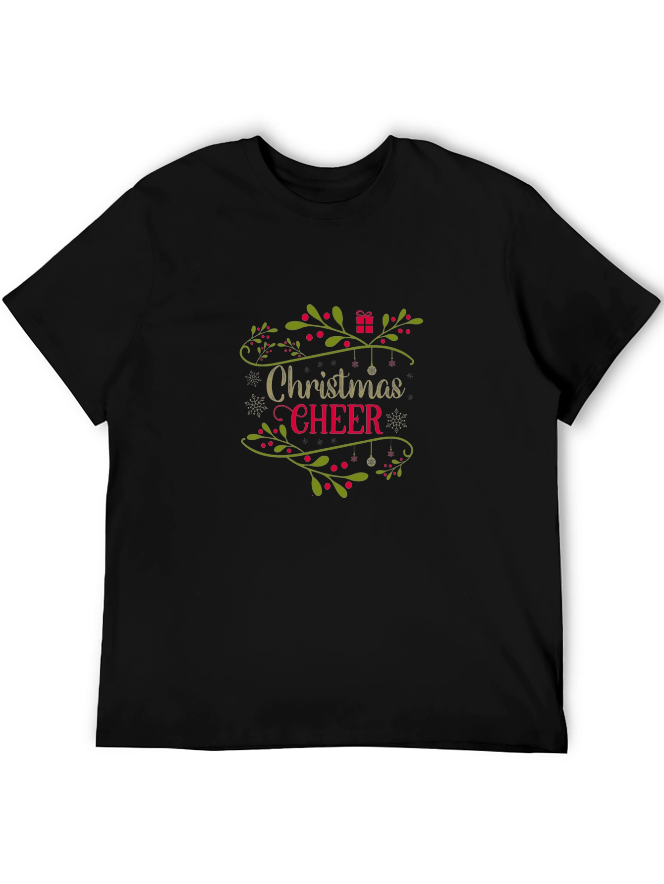 Christmas Cheer Holiday Graphic T-Shirt