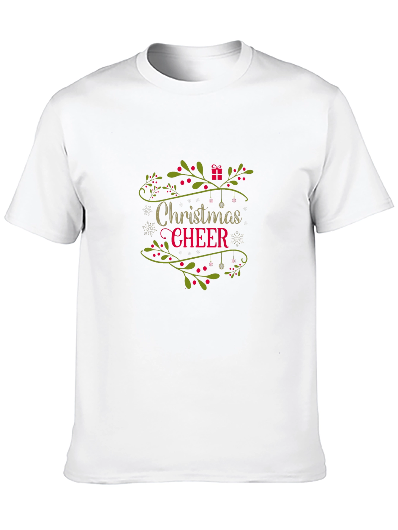 Christmas Cheer Holiday Graphic T-Shirt
