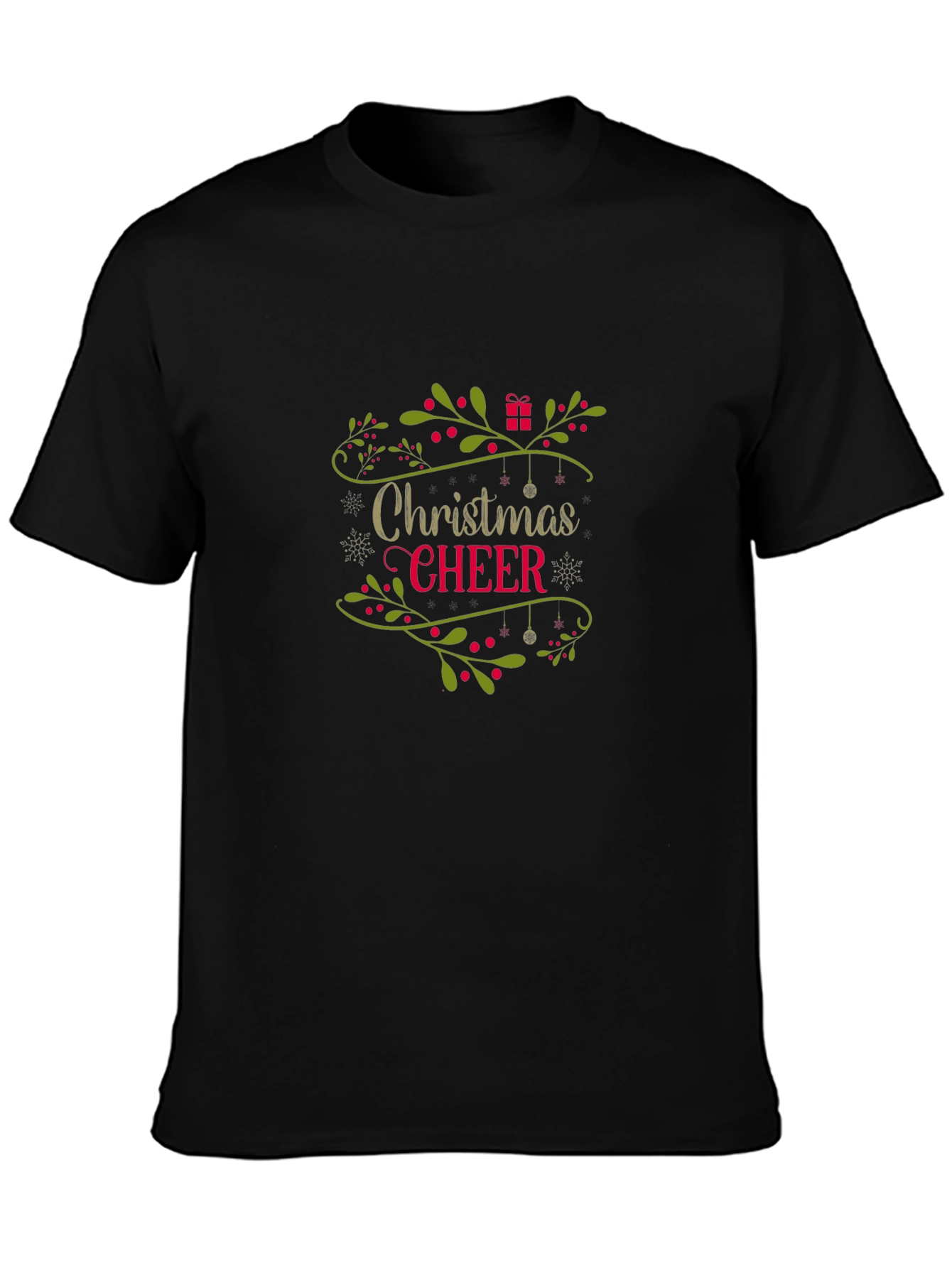 Christmas Cheer Holiday Graphic T-Shirt