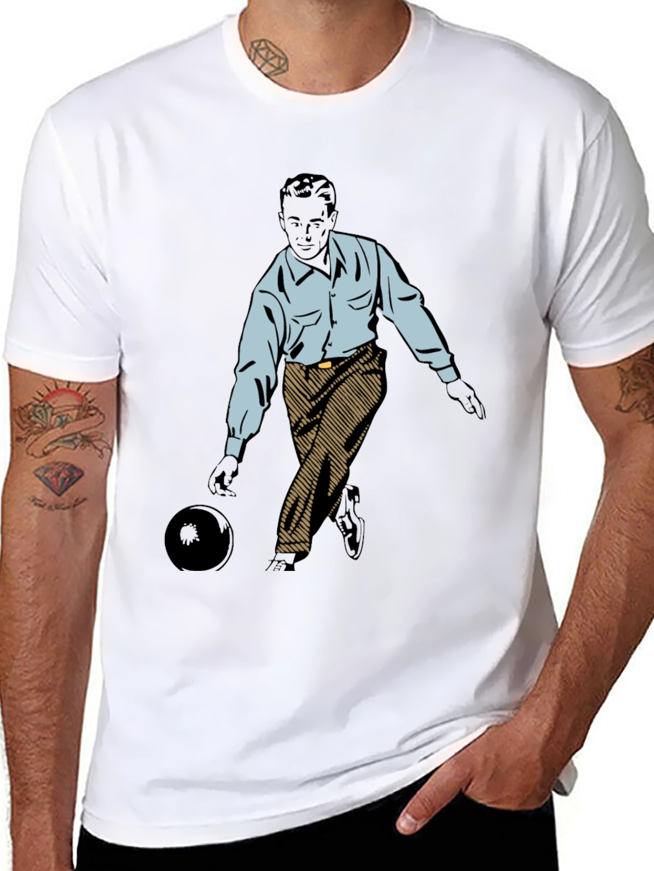 Retro Bowling T-Shirt - Stylish & Unique Design
