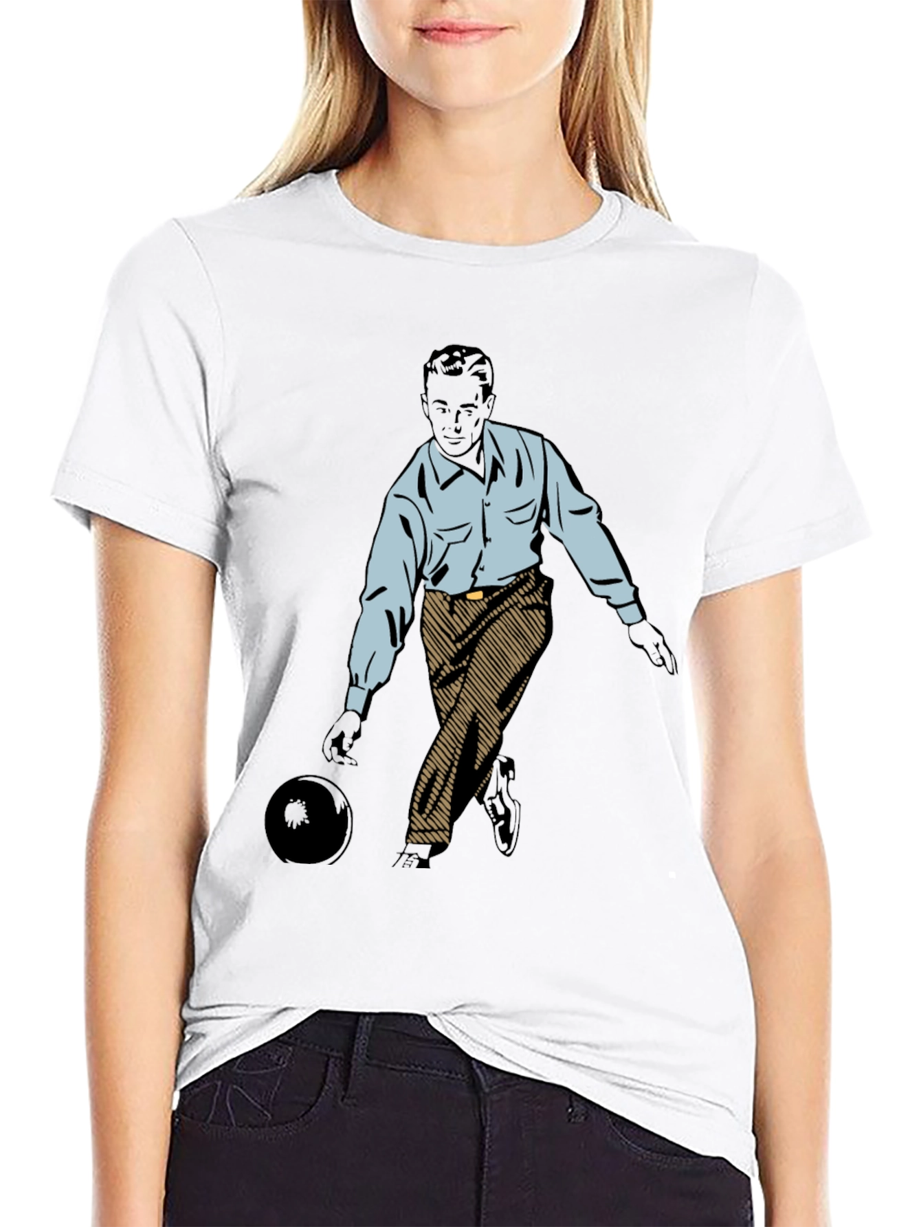 Retro Bowling T-Shirt - Stylish & Unique Design