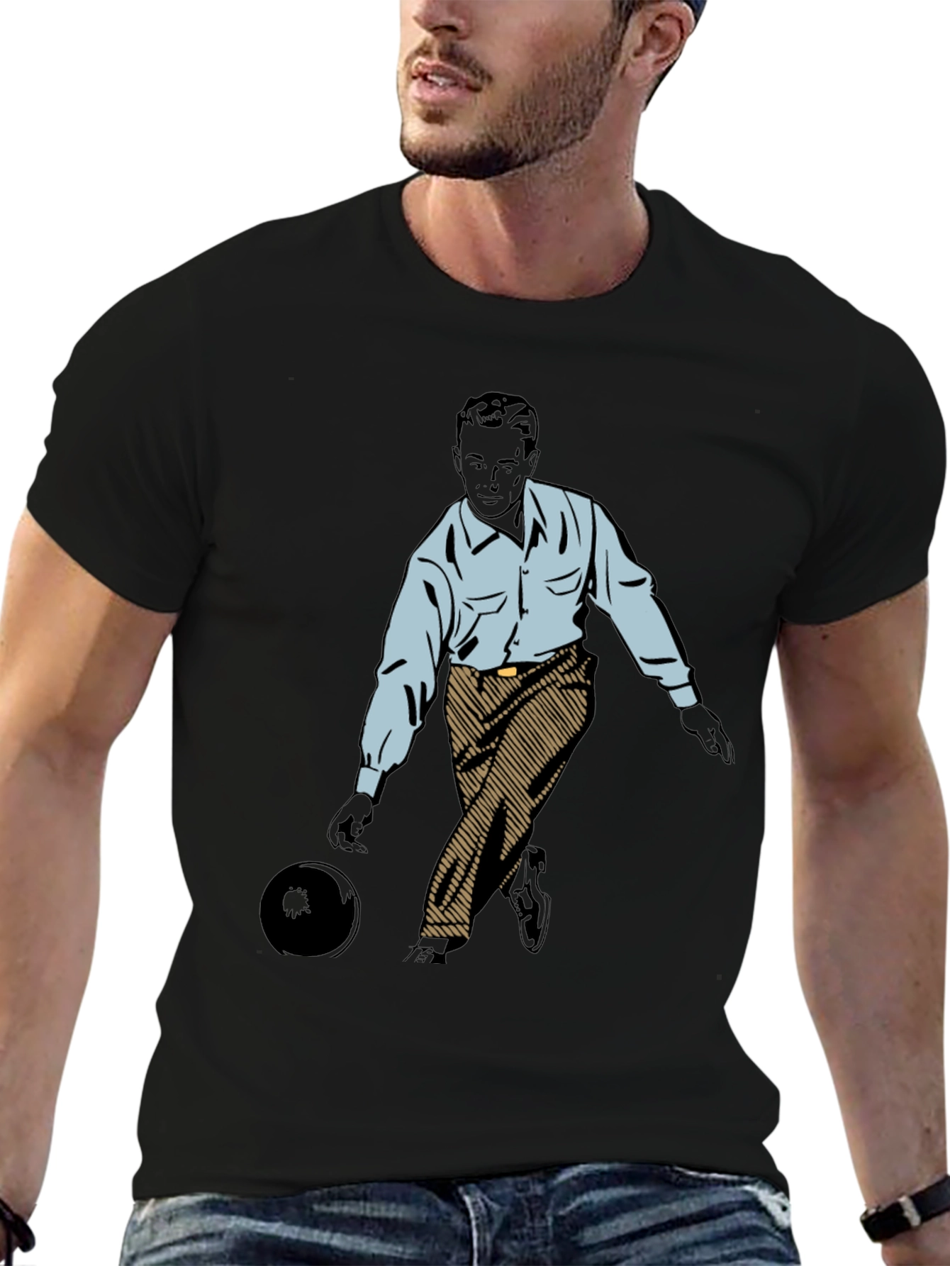 Retro Bowling T-Shirt - Stylish & Unique Design