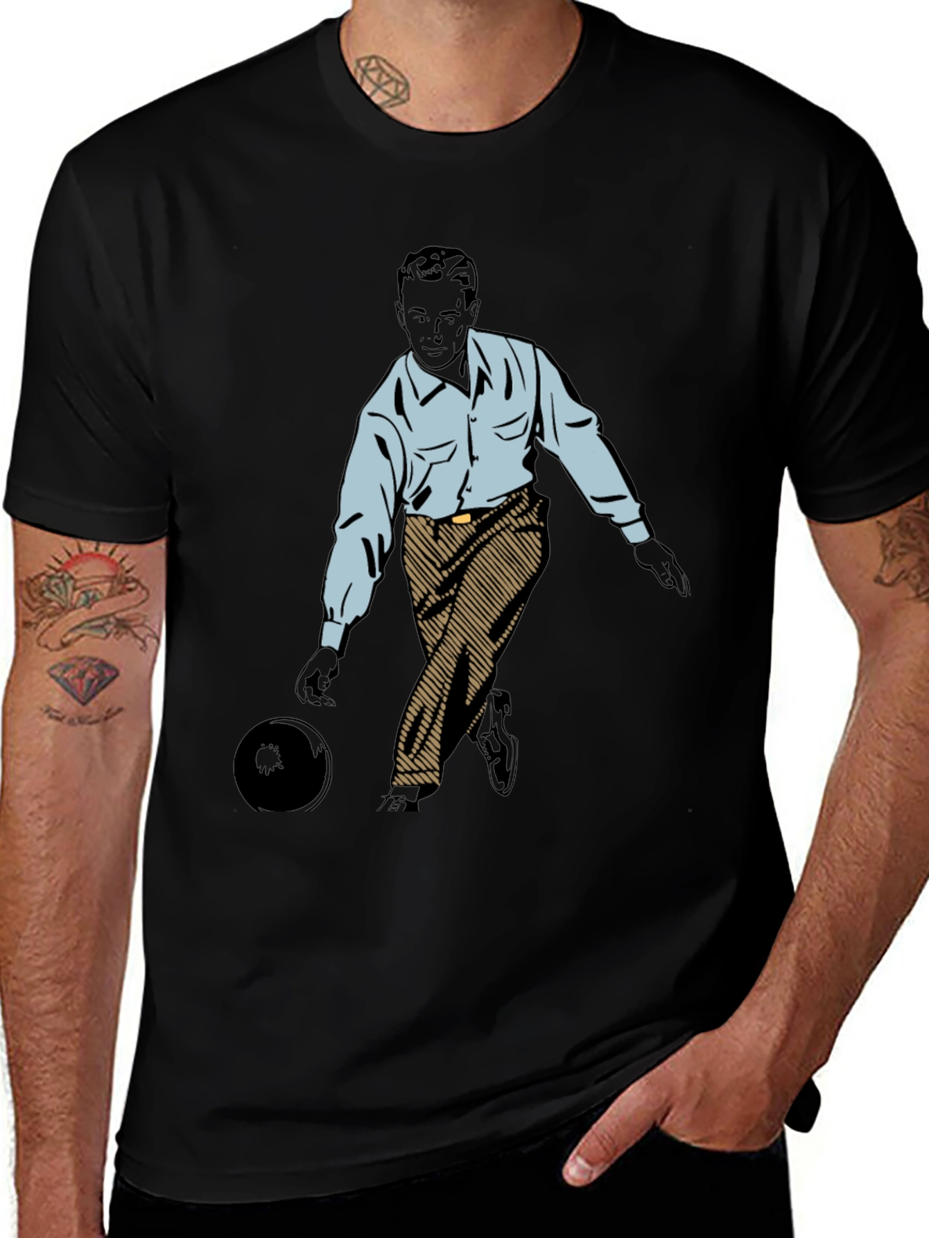 Retro Bowling T-Shirt - Stylish & Unique Design