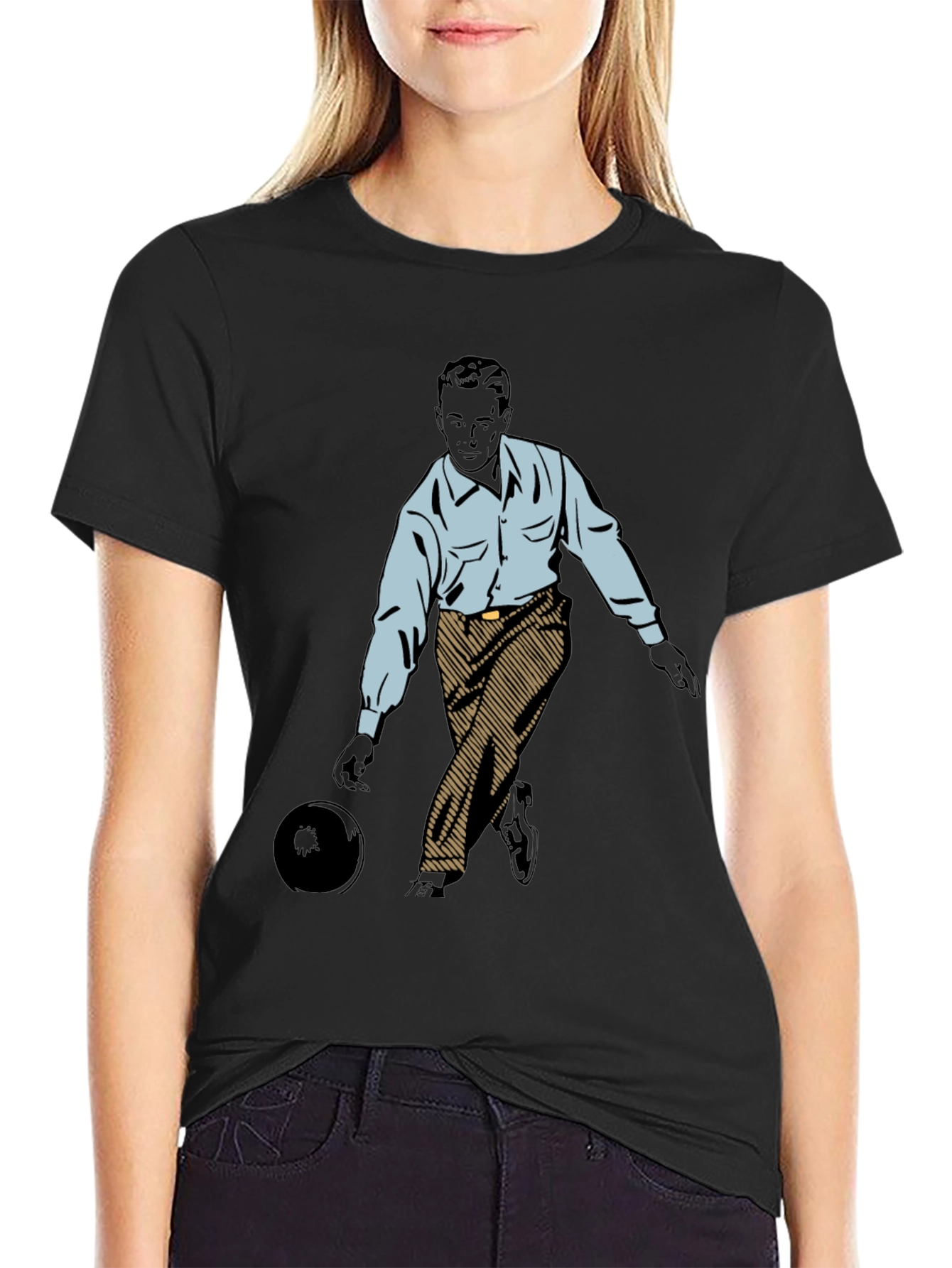Retro Bowling T-Shirt - Stylish & Unique Design