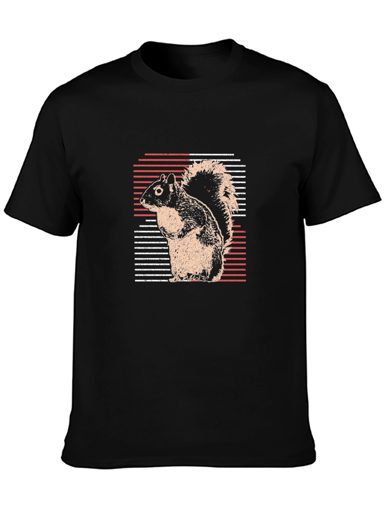 Squirrel Graphic Tee - Black