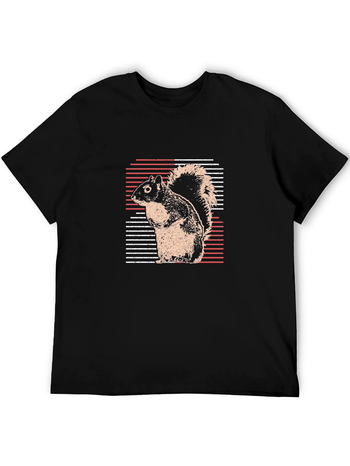 Squirrel Graphic Tee - Black