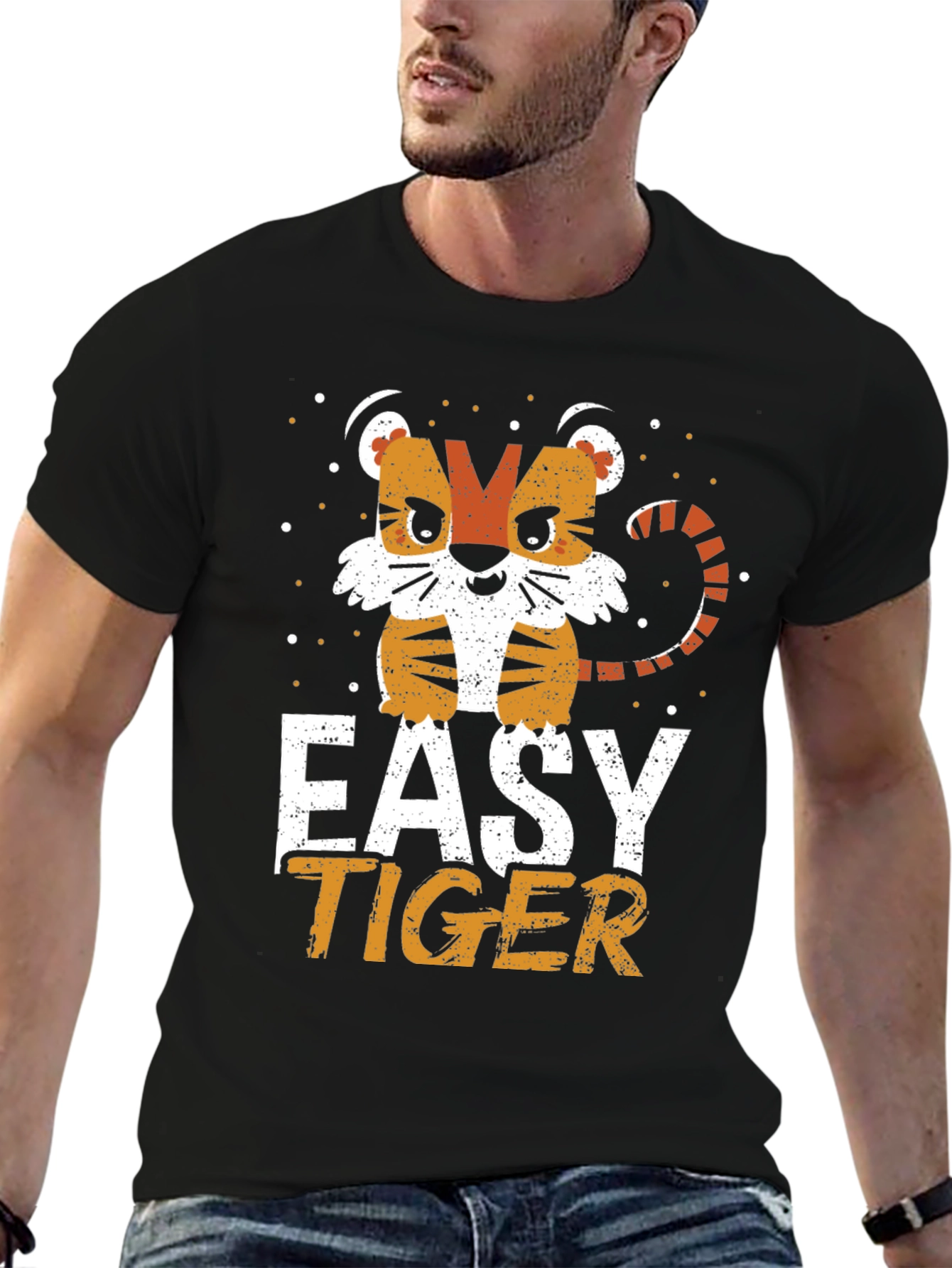 Easy Tiger Graphic Tee Black T-Shirt