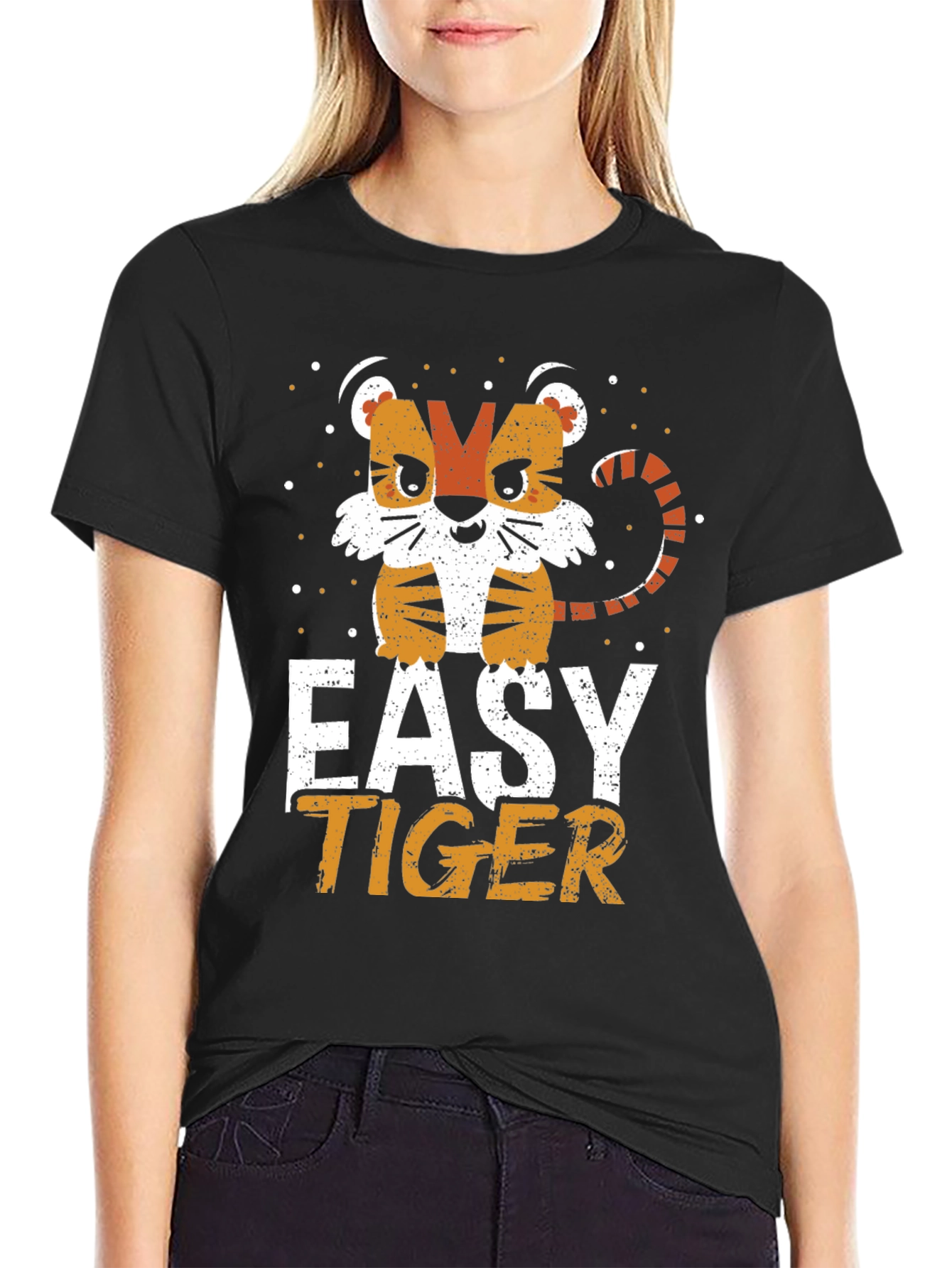 Easy Tiger Graphic Tee Black T-Shirt