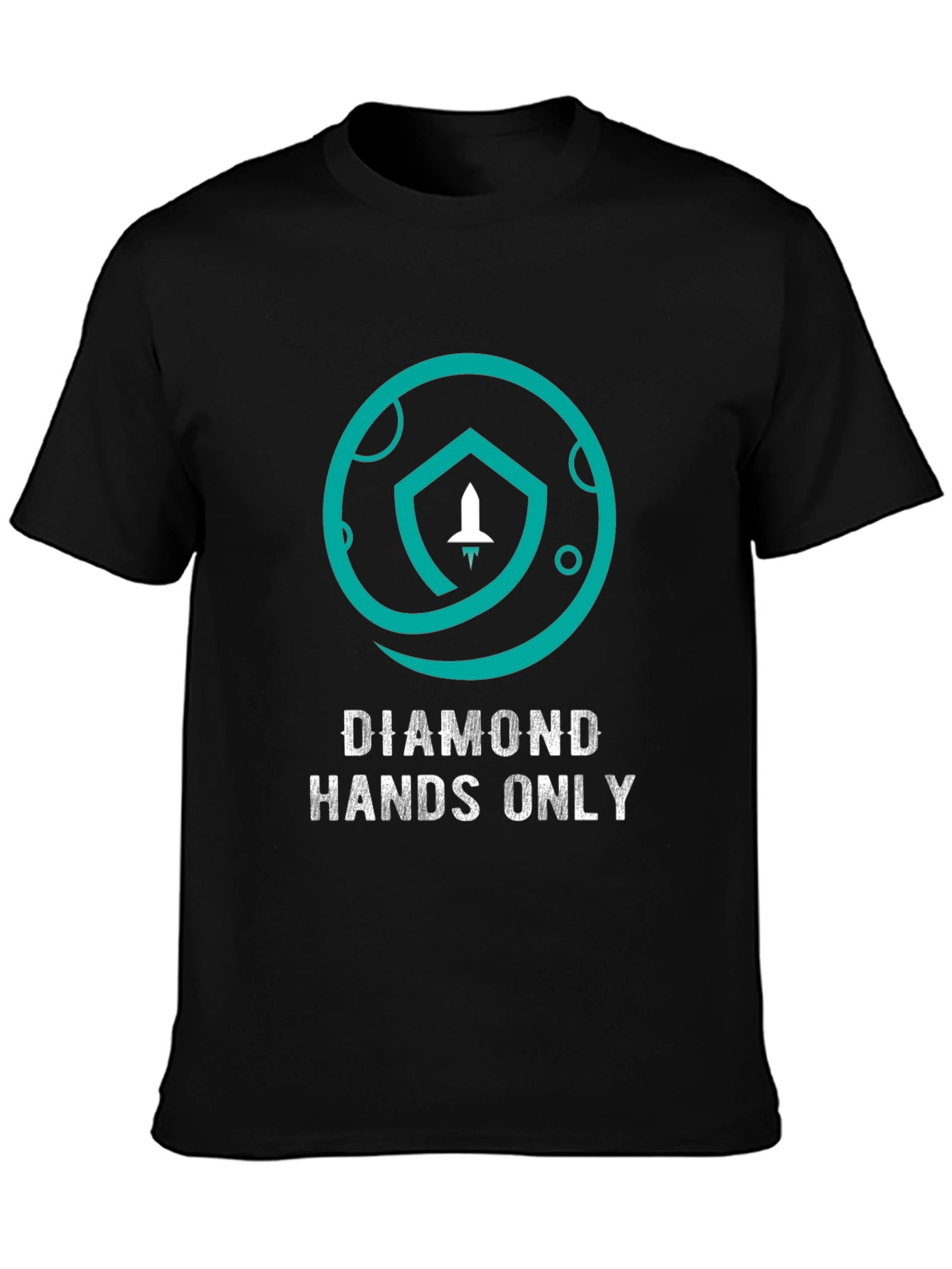 Diamond Hands Only Black T-Shirt